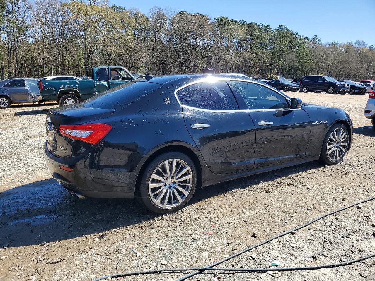 2015 Maserati Ghibli S Black vin: ZAM57RTA3F1135384