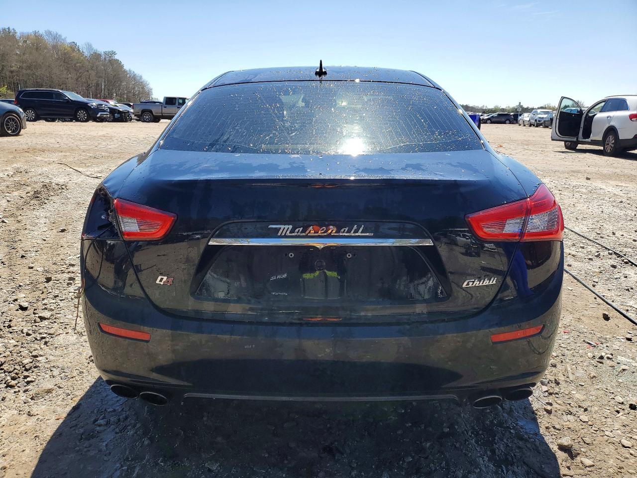 2015 Maserati Ghibli S Black vin: ZAM57RTA3F1135384