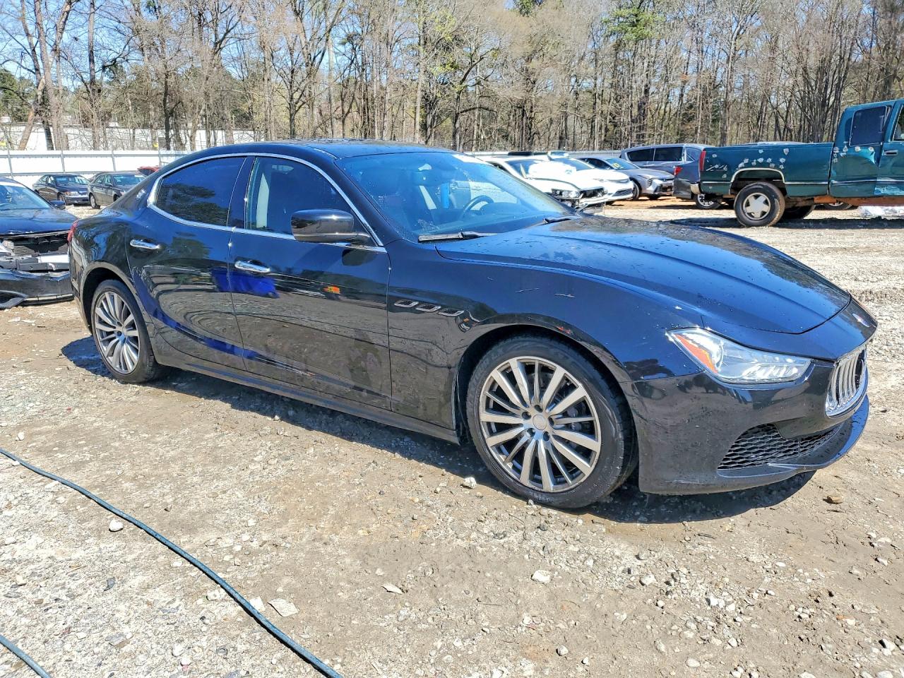 2015 Maserati Ghibli S Black vin: ZAM57RTA3F1135384