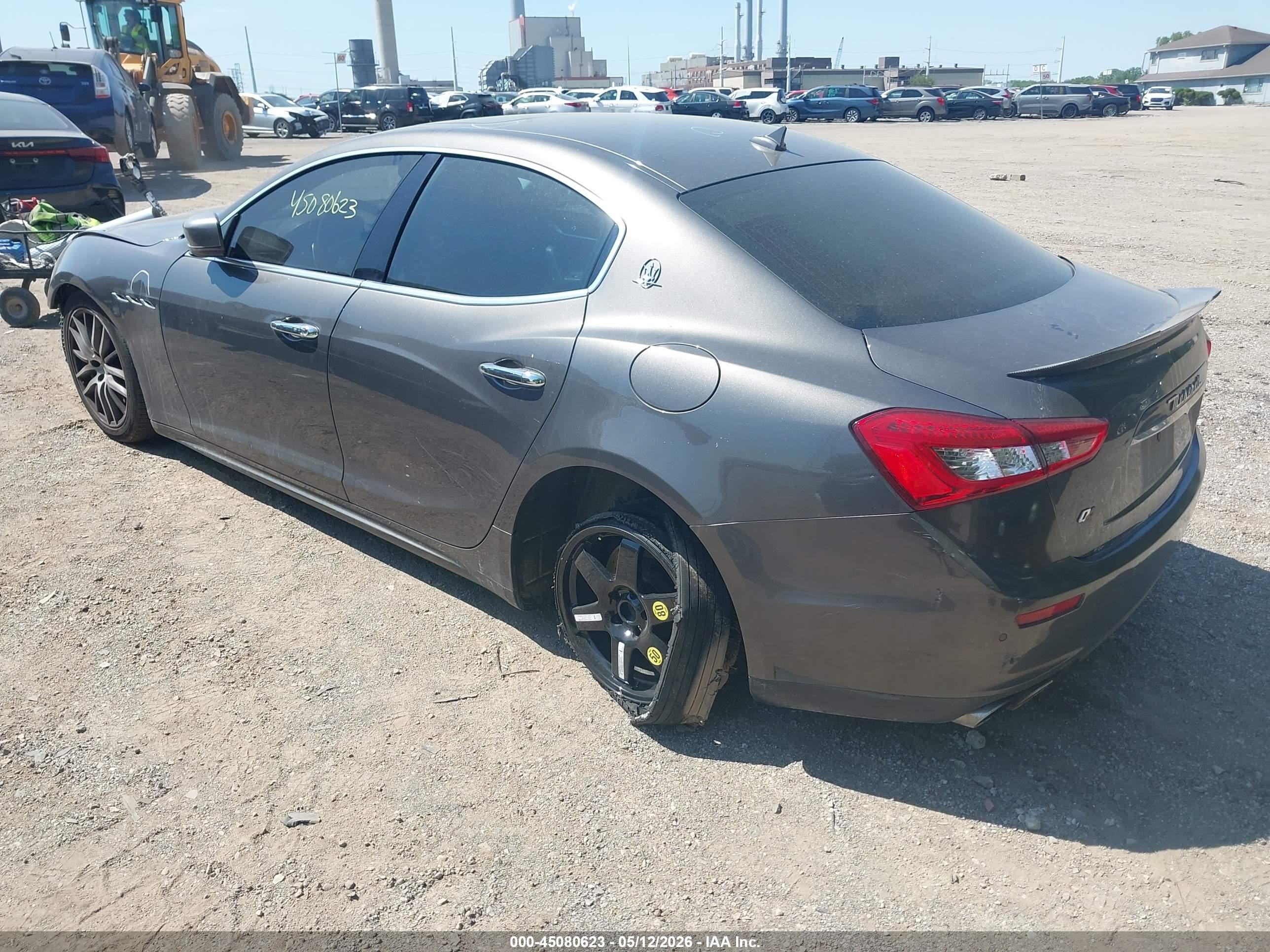 2015 Maserati Ghibli S Q4 Gray vin: ZAM57RTA3F1138477