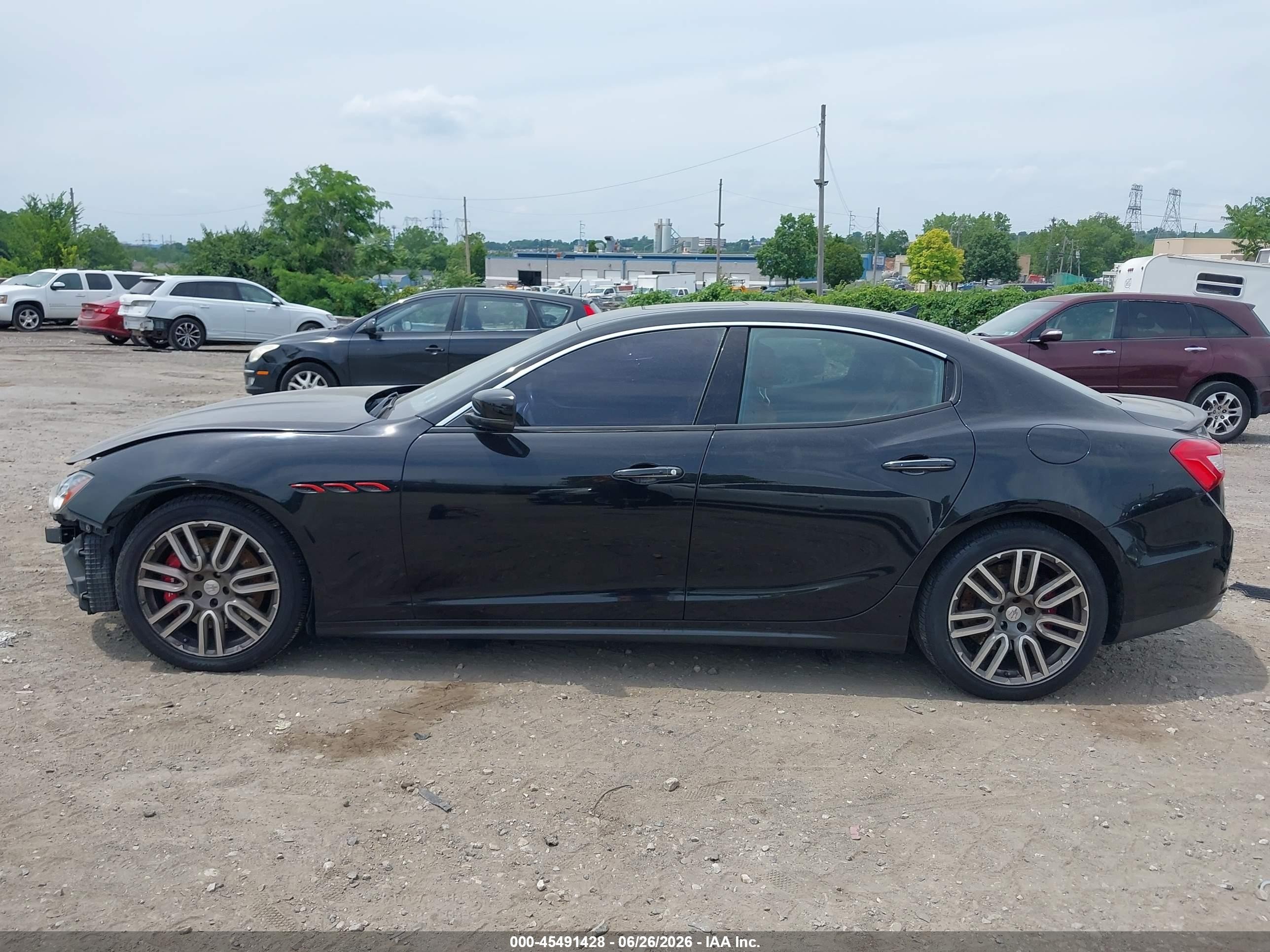 2015 Maserati Ghibli S Q4 Black vin: ZAM57RTA3F1142125