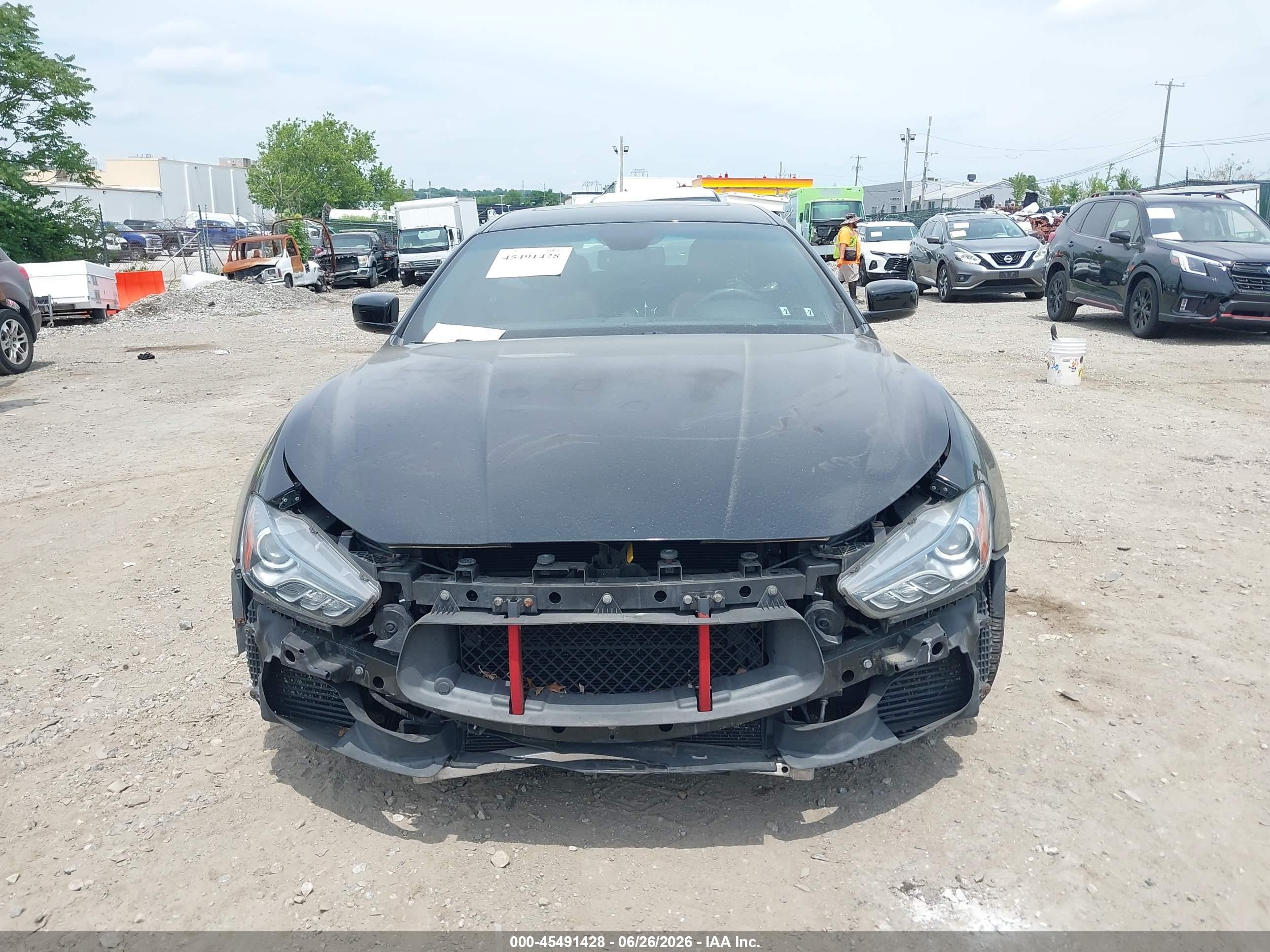 2015 Maserati Ghibli S Q4 Black vin: ZAM57RTA3F1142125