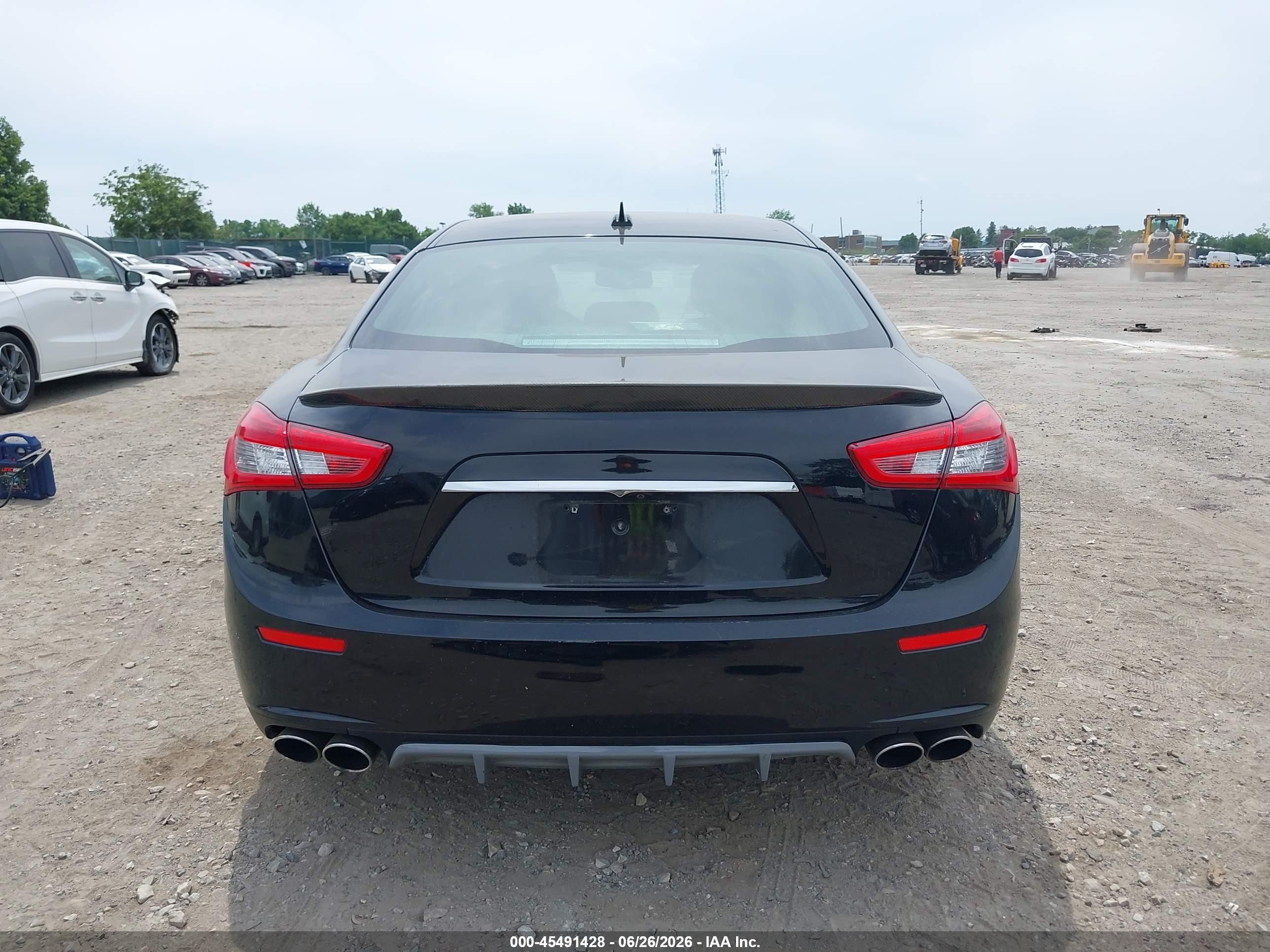 2015 Maserati Ghibli S Q4 Black vin: ZAM57RTA3F1142125