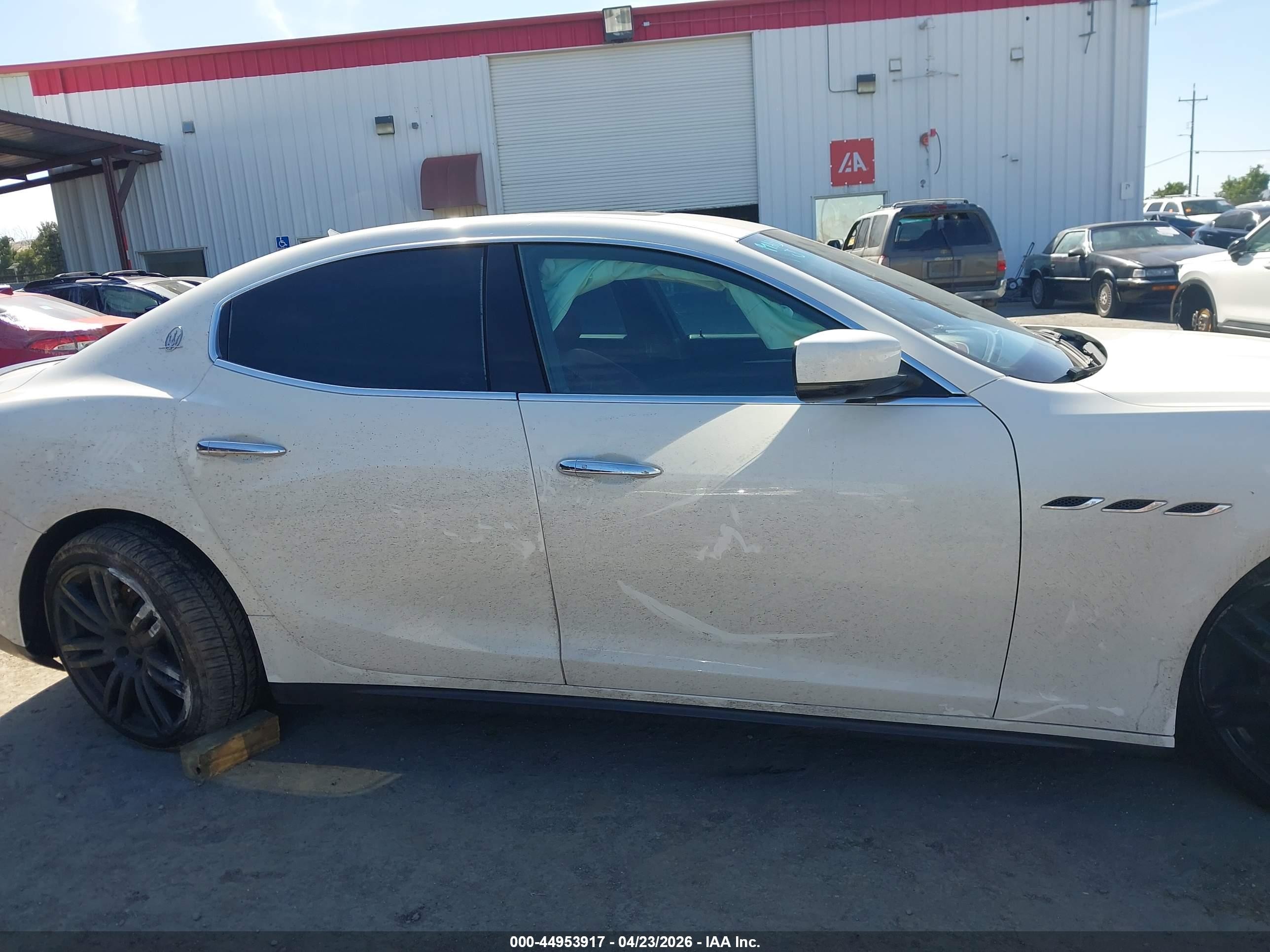 2015 Maserati Ghibli S Q4 White vin: ZAM57RTA3F1145641
