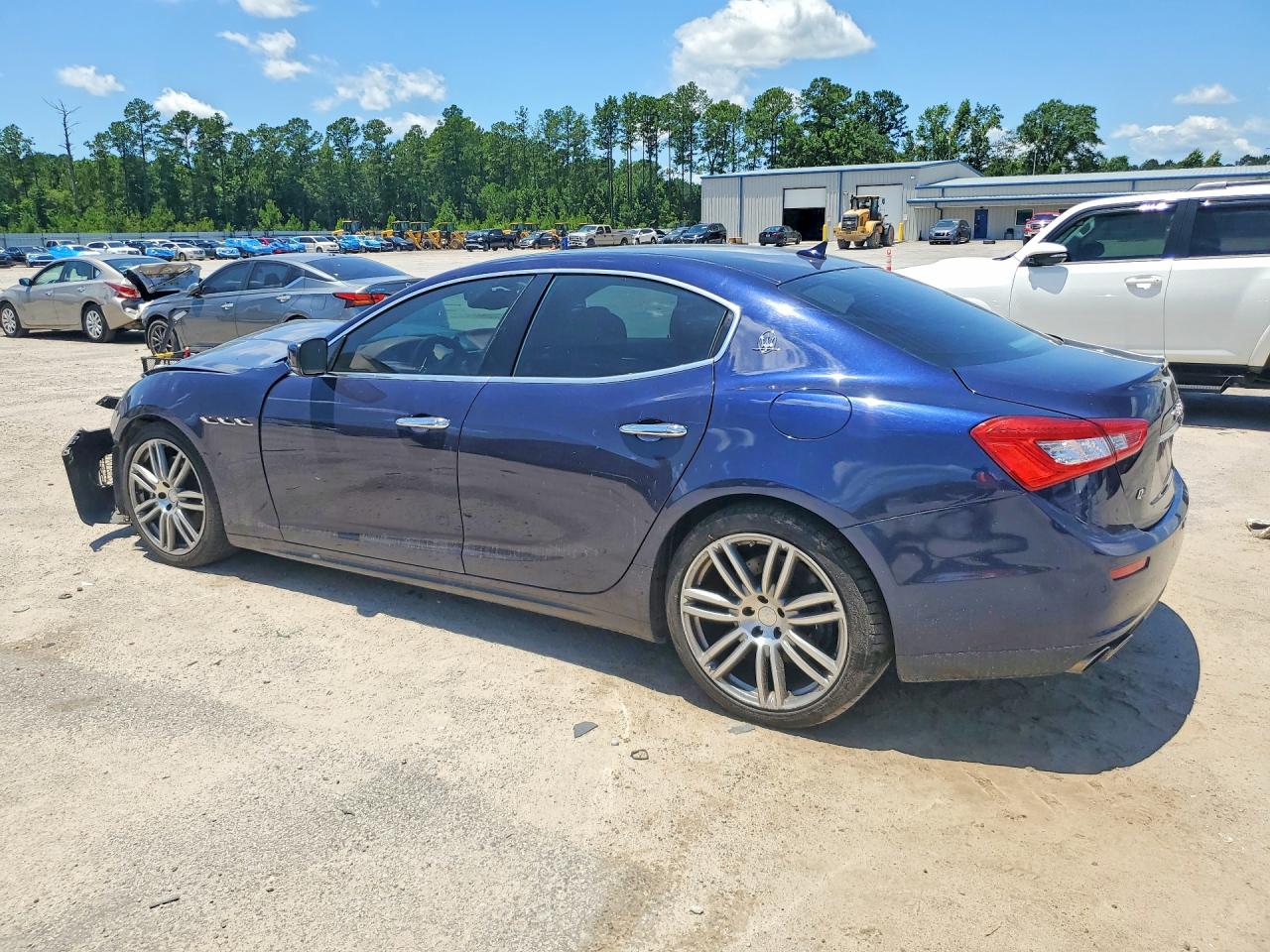 2014 Maserati Ghibli S Blue vin: ZAM57RTA4E1113263