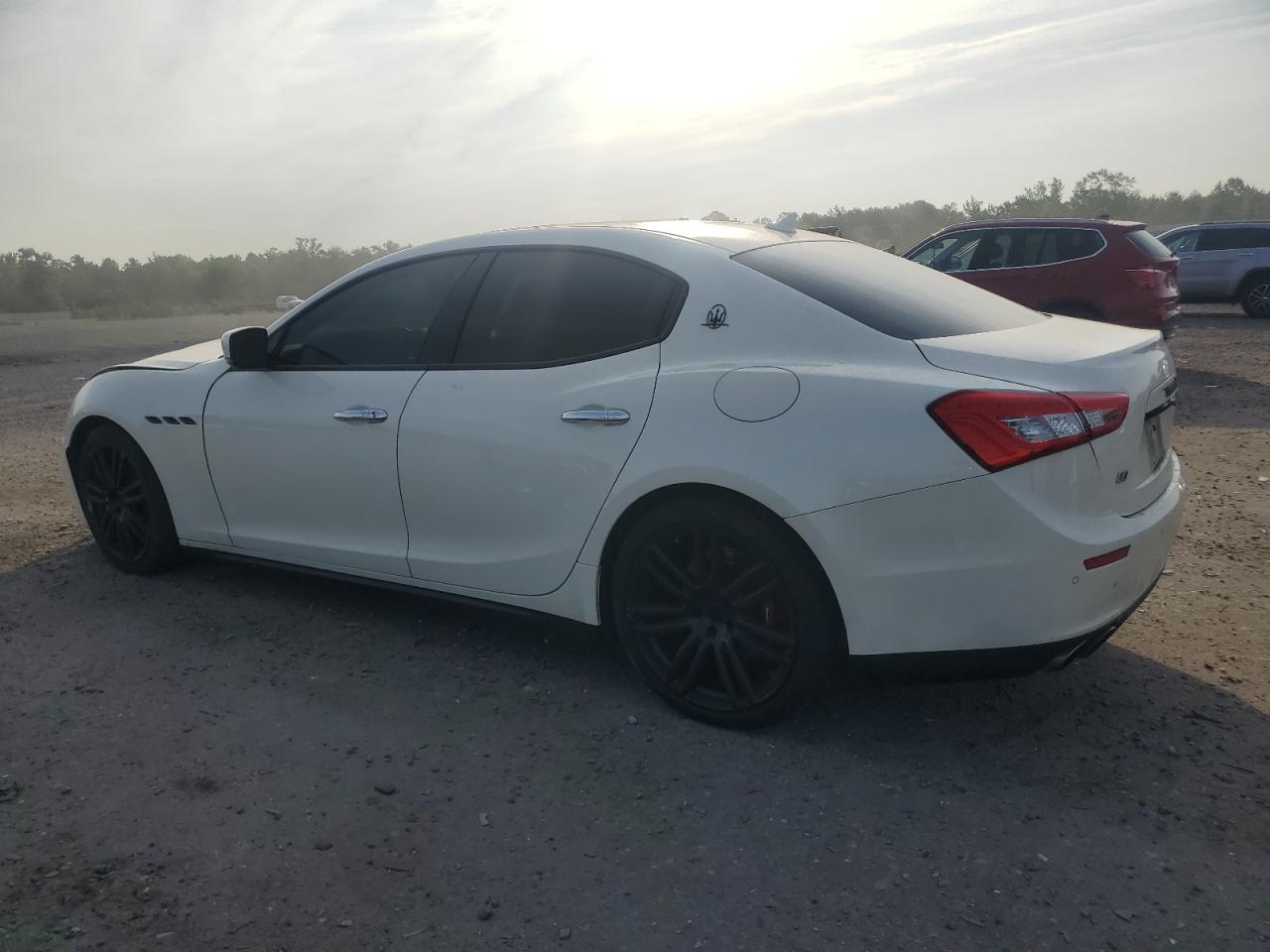 2015 Maserati Ghibli S White vin: ZAM57RTA4F1143137