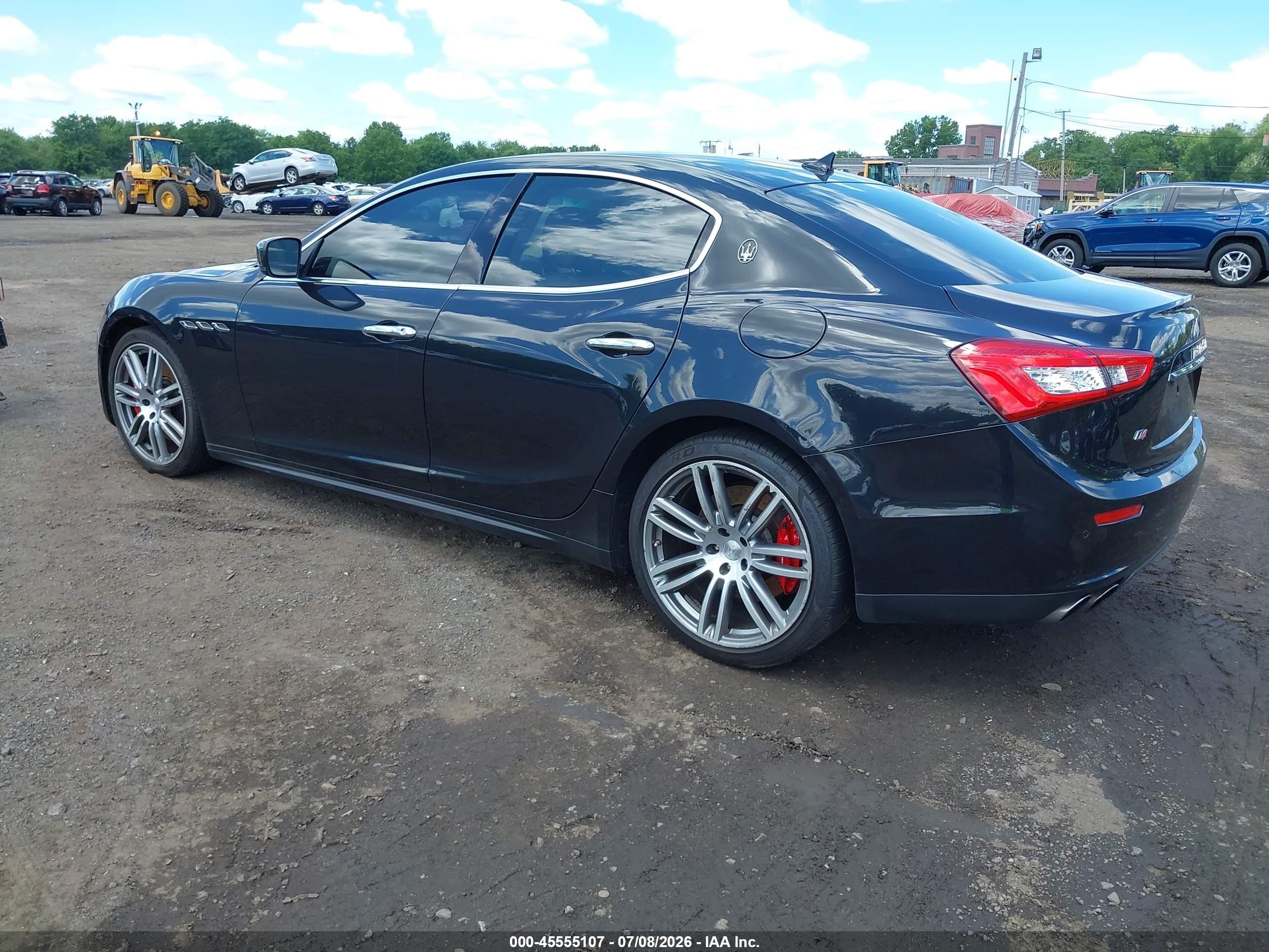 2015 Maserati Ghibli S Q4 Black vin: ZAM57RTA4F1154171