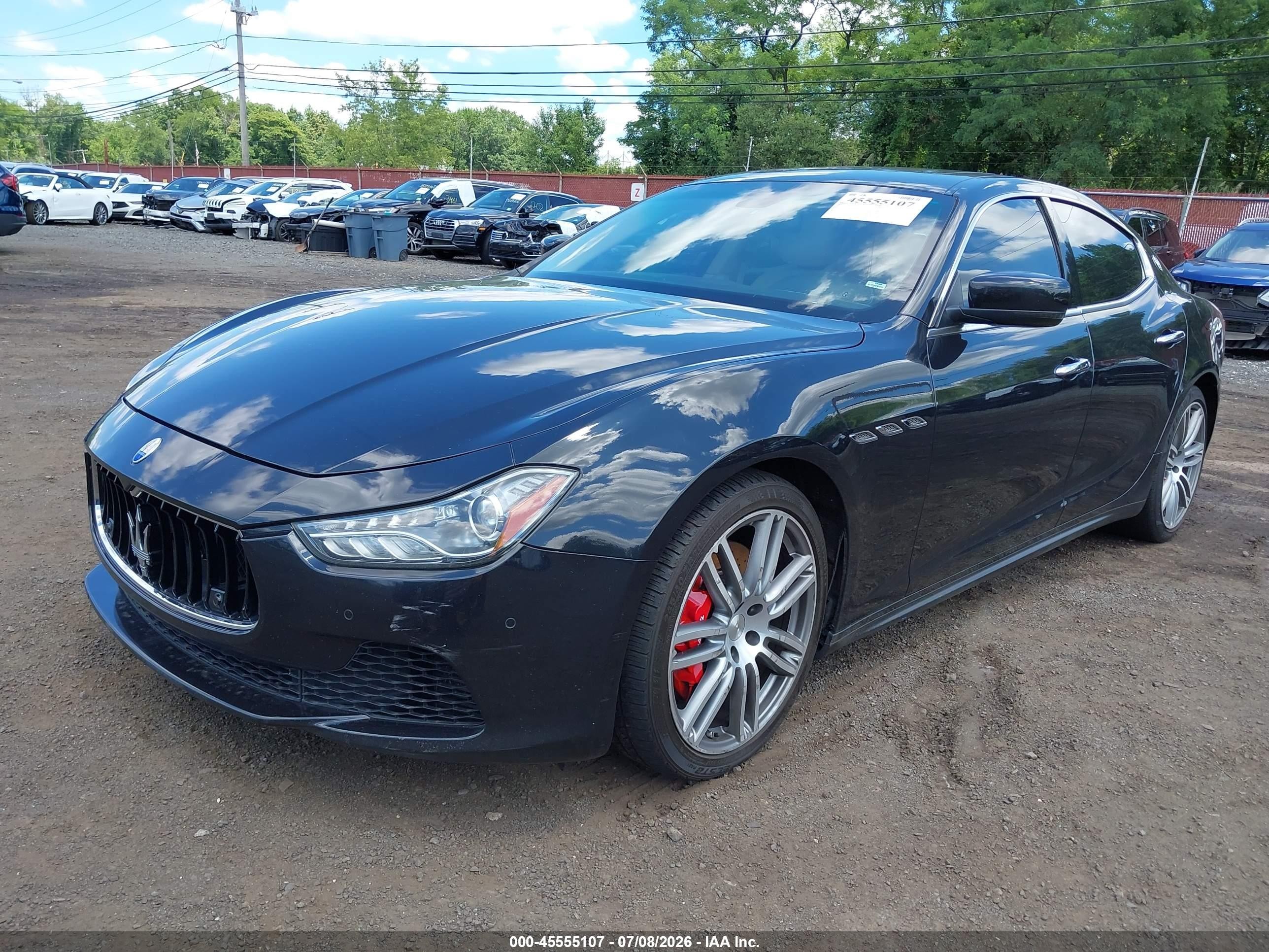 2015 Maserati Ghibli S Q4 Black vin: ZAM57RTA4F1154171