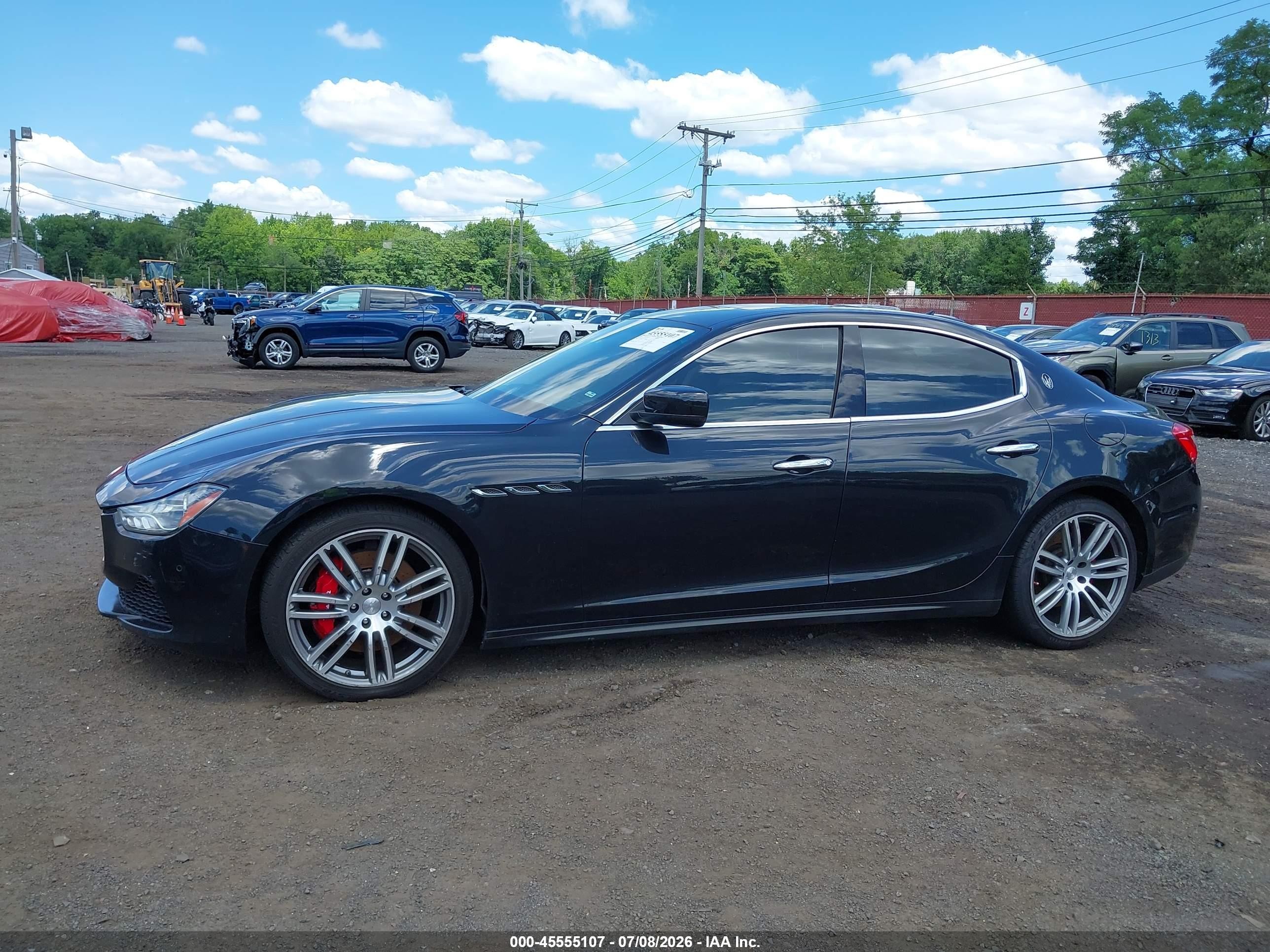 2015 Maserati Ghibli S Q4 Black vin: ZAM57RTA4F1154171