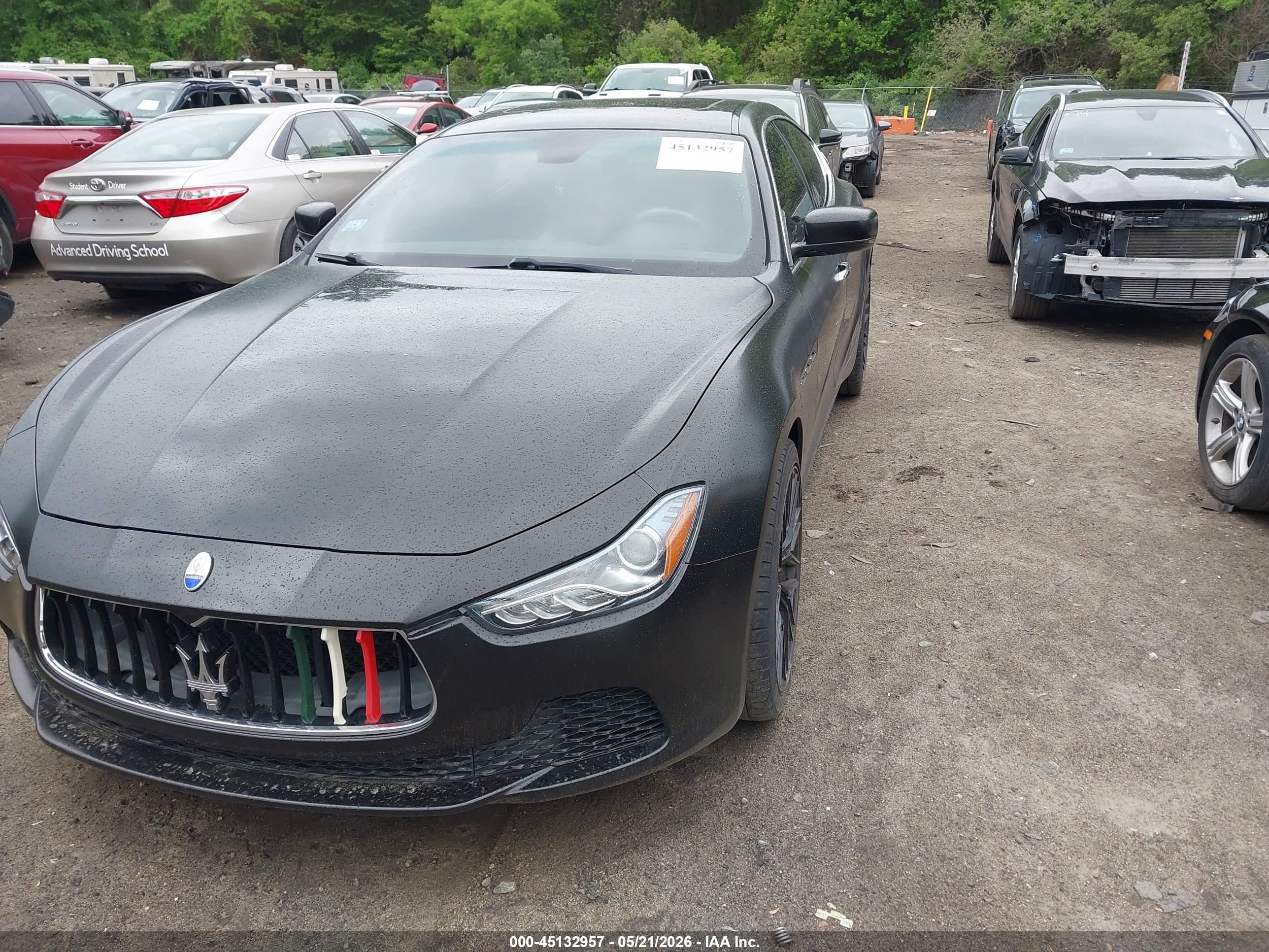 2014 Maserati Ghibli S Q4 Black vin: ZAM57RTA5E1095369