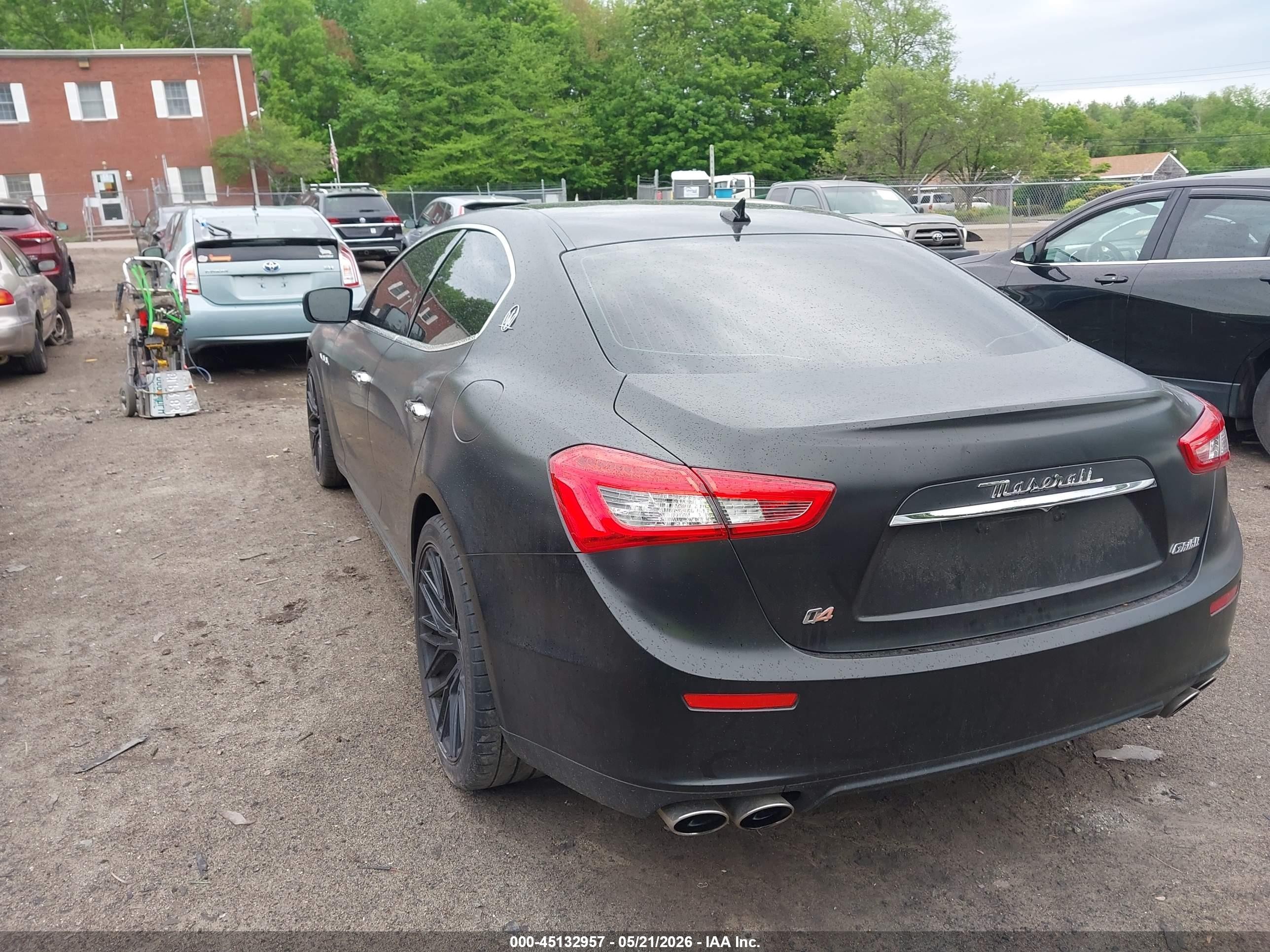 2014 Maserati Ghibli S Q4 Black vin: ZAM57RTA5E1095369