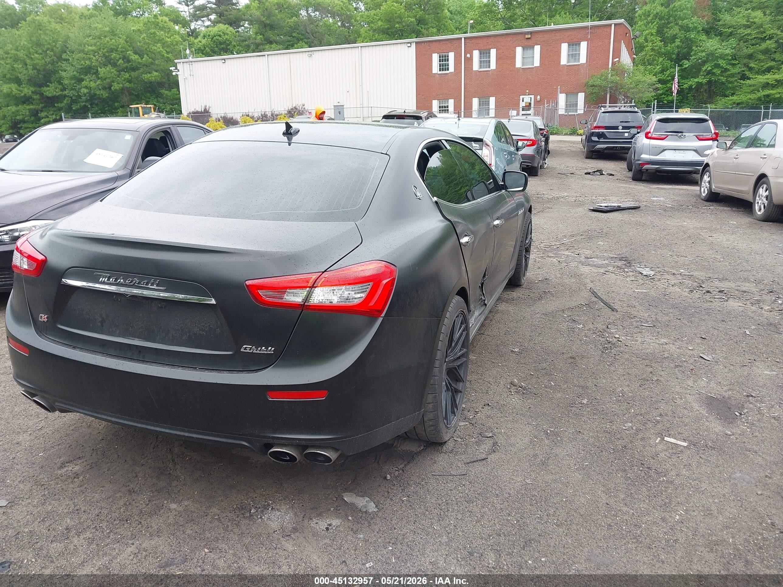 2014 Maserati Ghibli S Q4 Black vin: ZAM57RTA5E1095369