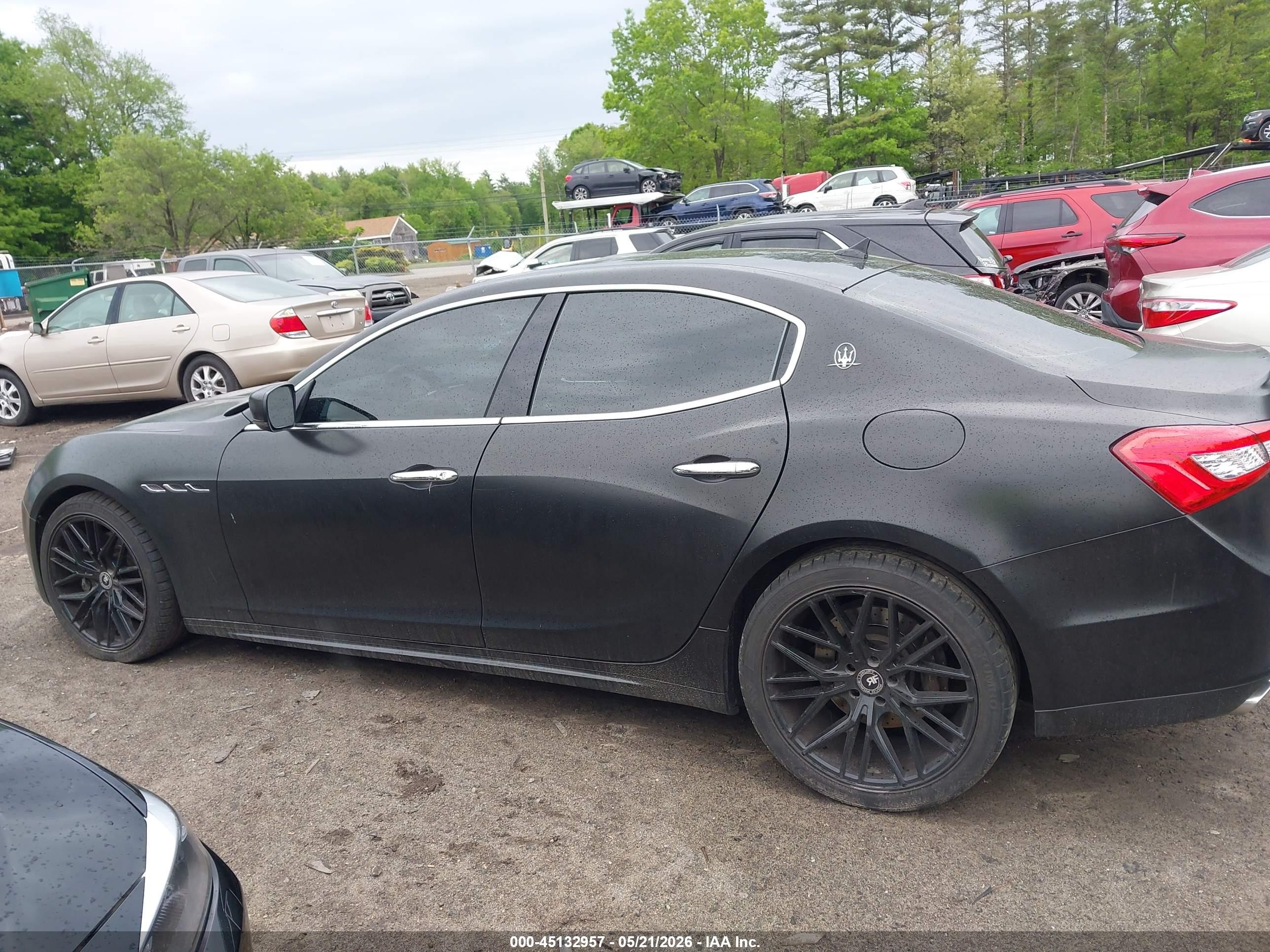 2014 Maserati Ghibli S Q4 Black vin: ZAM57RTA5E1095369