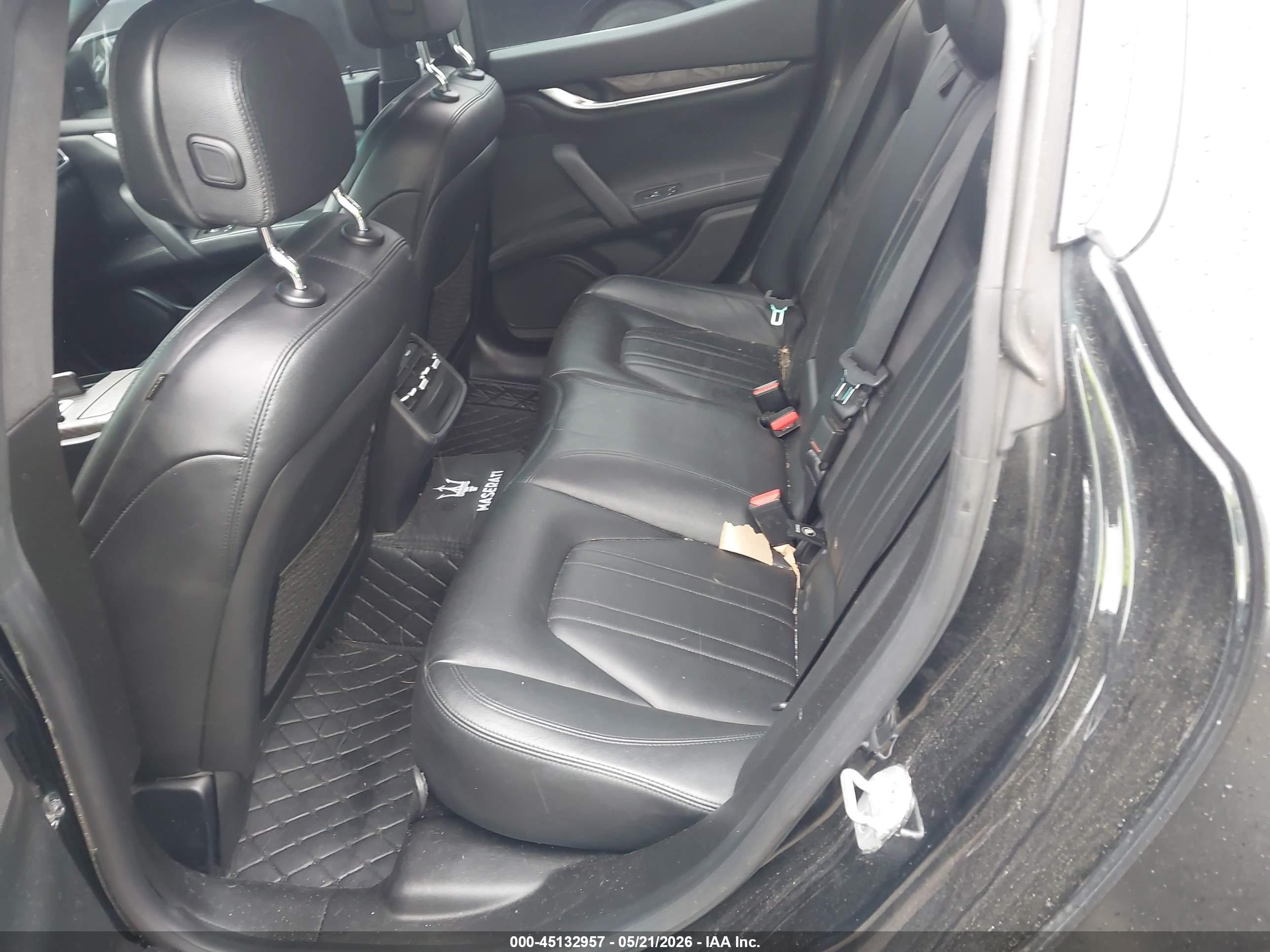 2014 Maserati Ghibli S Q4 Black vin: ZAM57RTA5E1095369