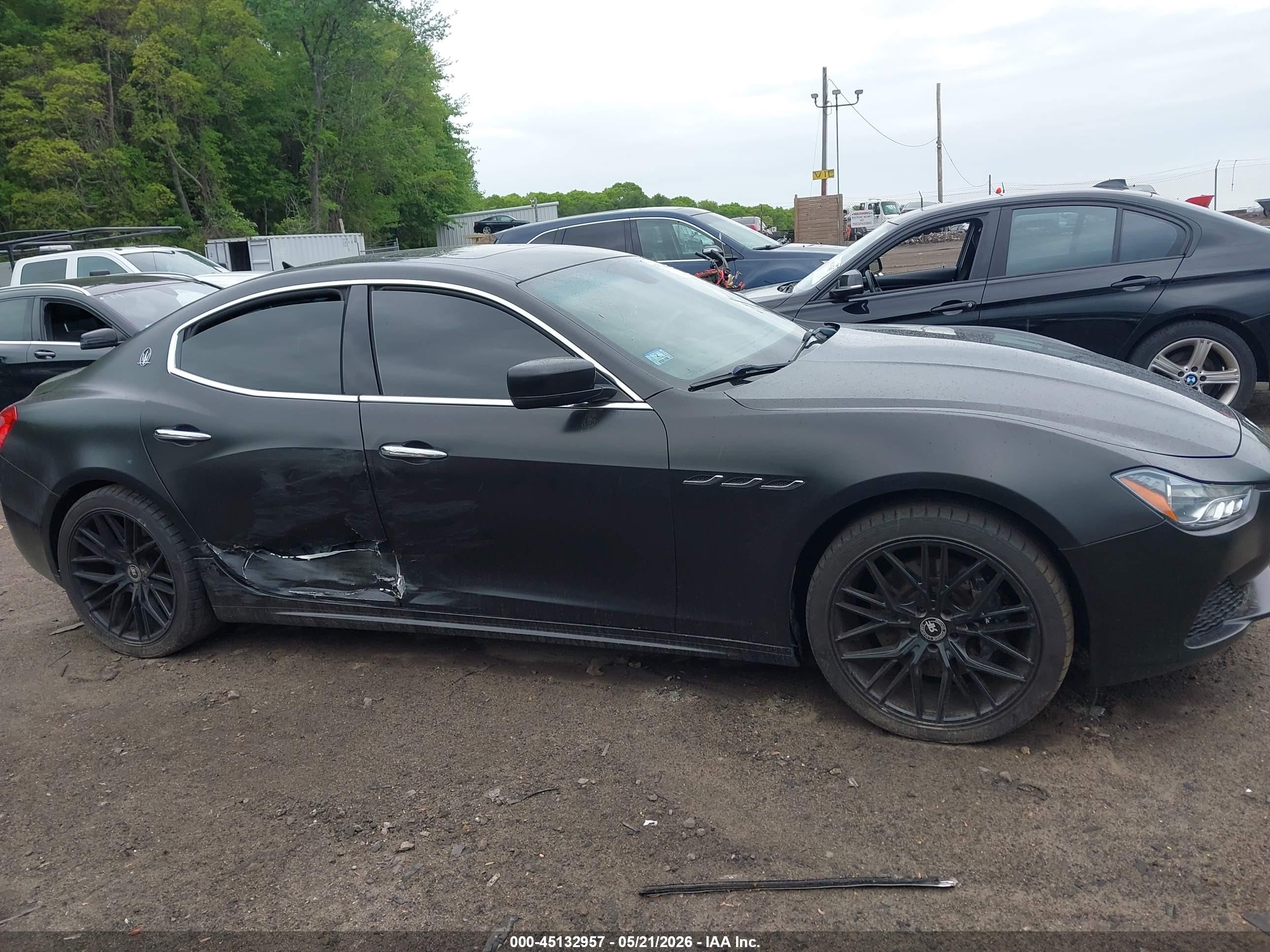 2014 Maserati Ghibli S Q4 Black vin: ZAM57RTA5E1095369