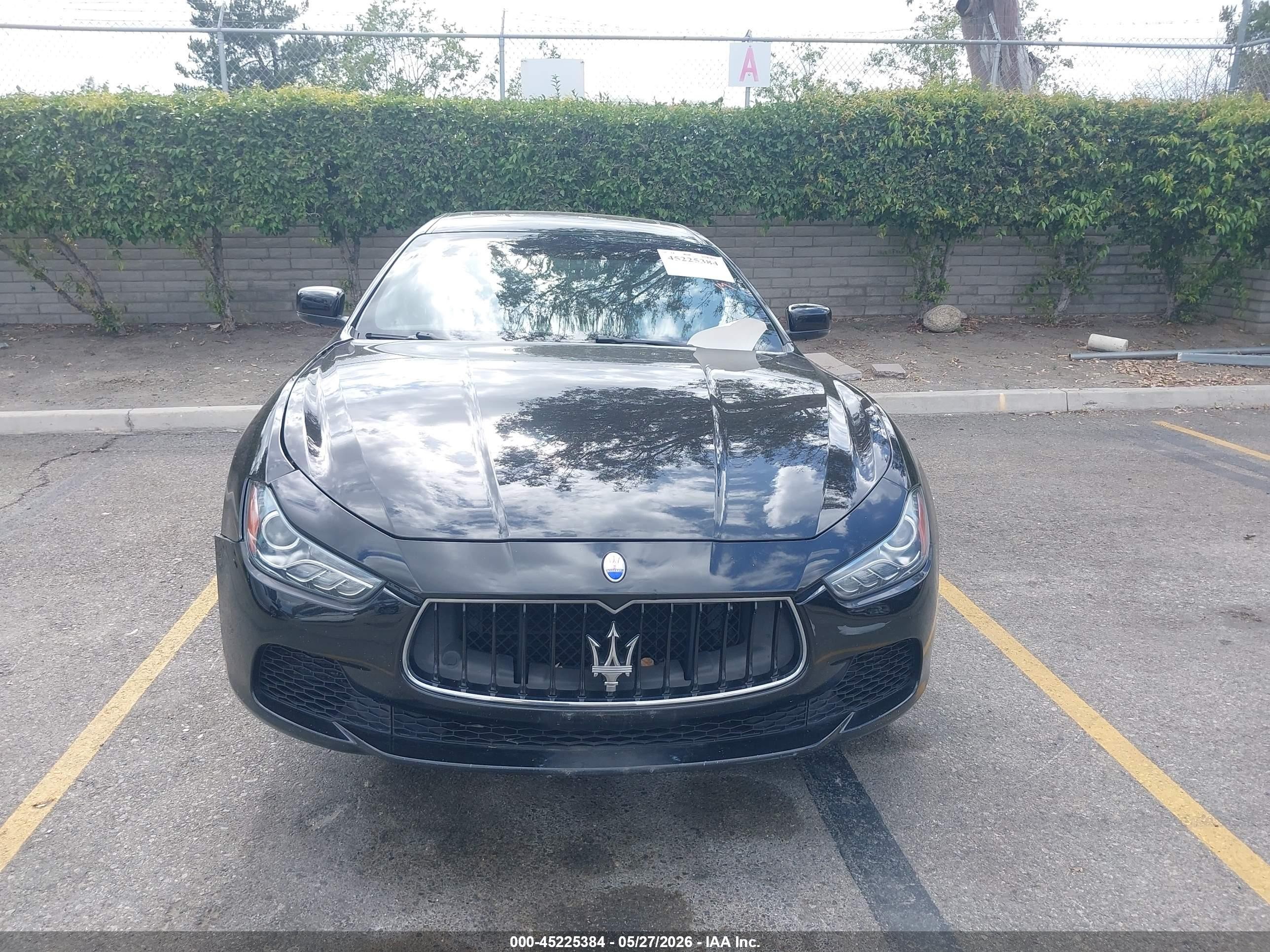 2014 Maserati Ghibli S Q4 Черный vin: ZAM57RTA5E1096375