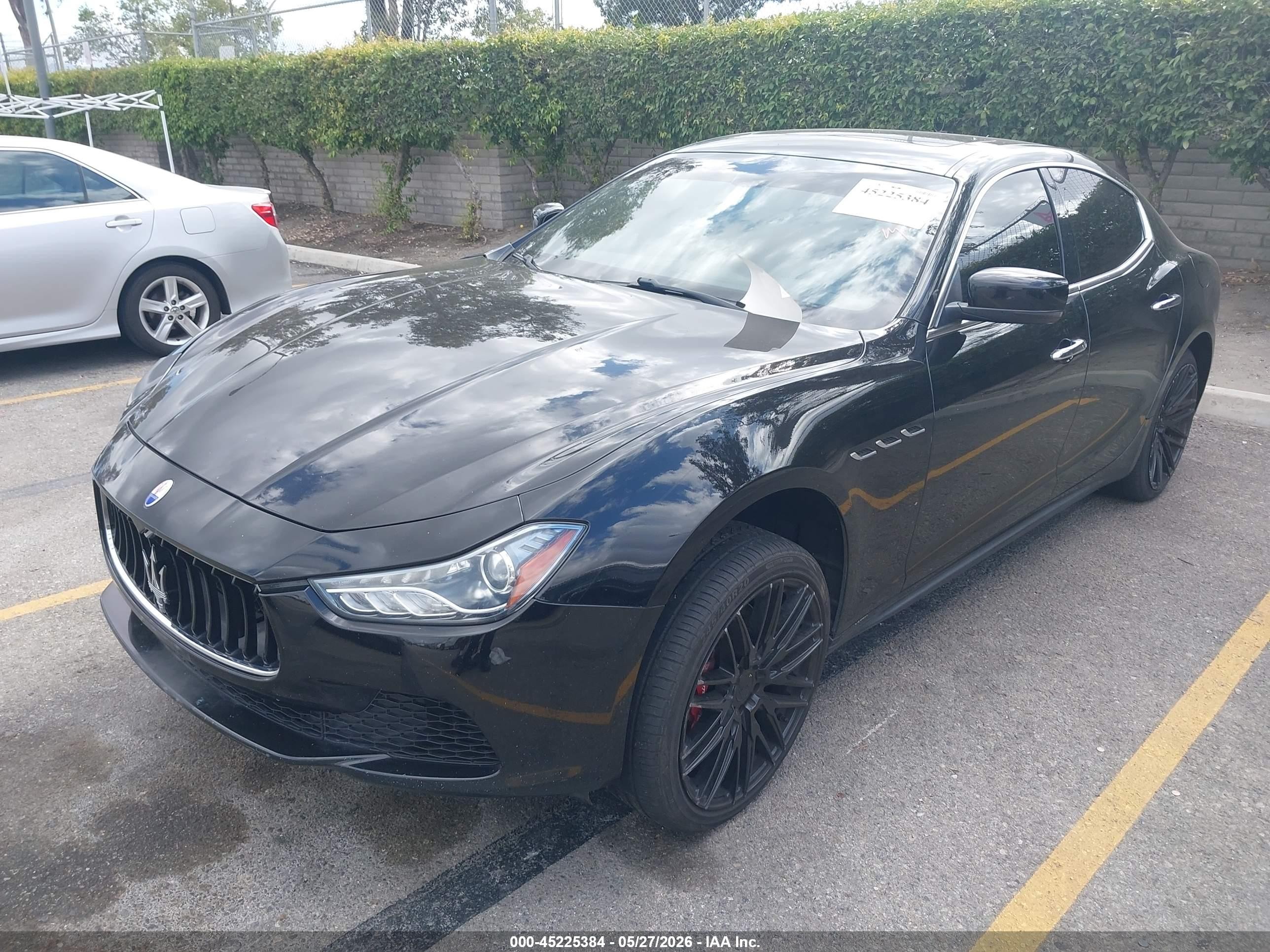 2014 Maserati Ghibli S Q4 Черный vin: ZAM57RTA5E1096375