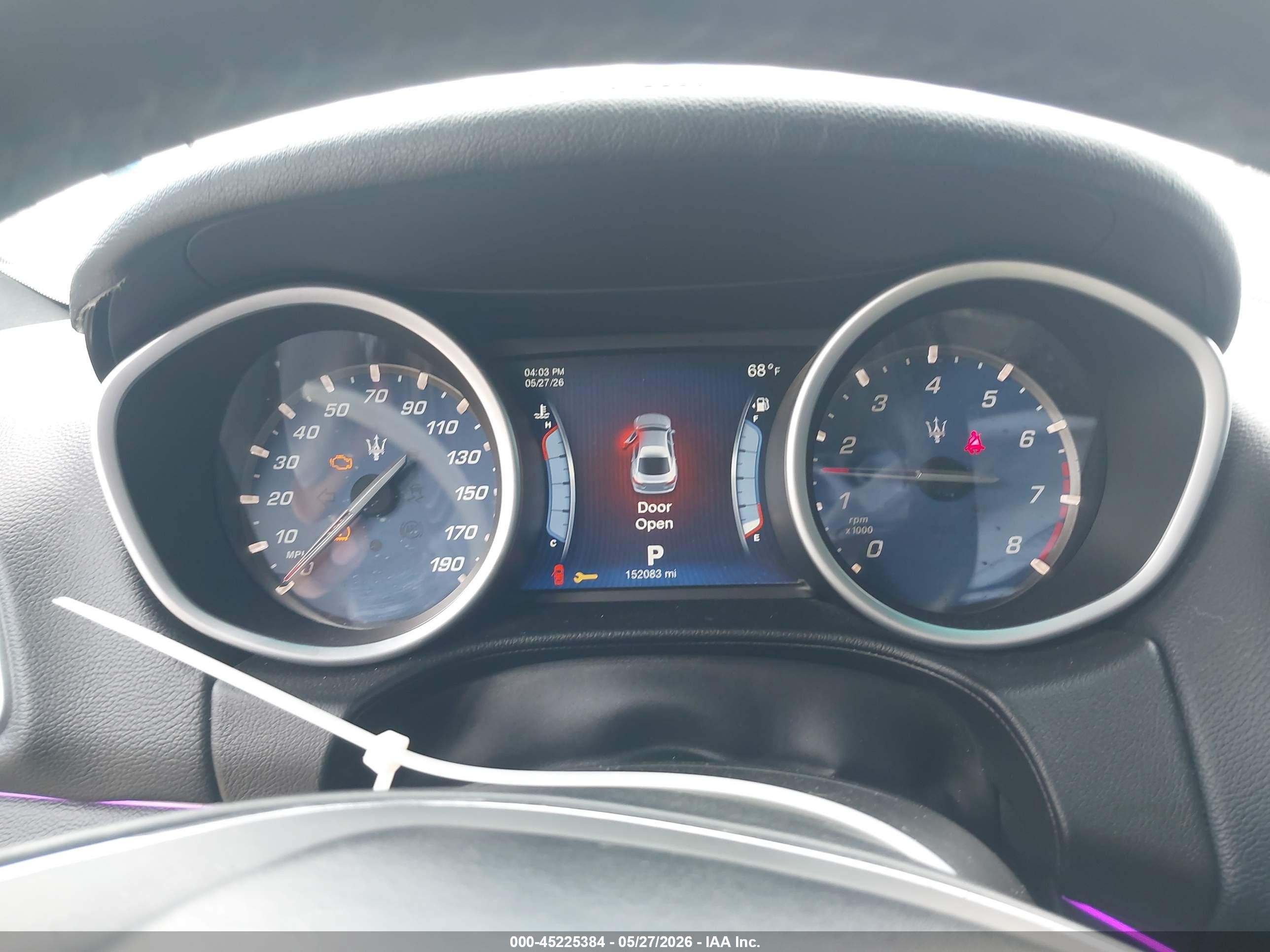 2014 Maserati Ghibli S Q4 Черный vin: ZAM57RTA5E1096375