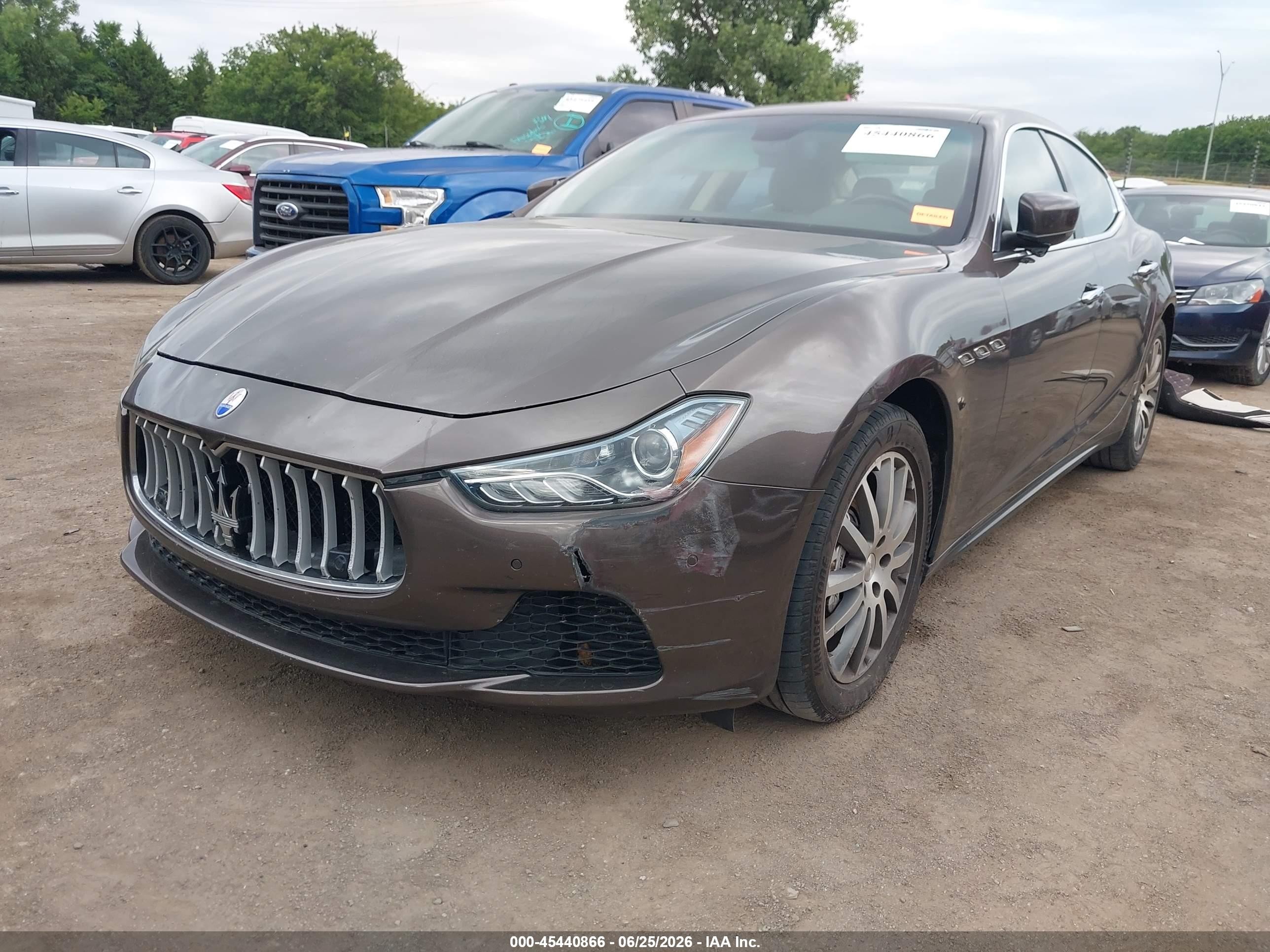 2014 Maserati Ghibli S Q4 Gray vin: ZAM57RTA5E1101042