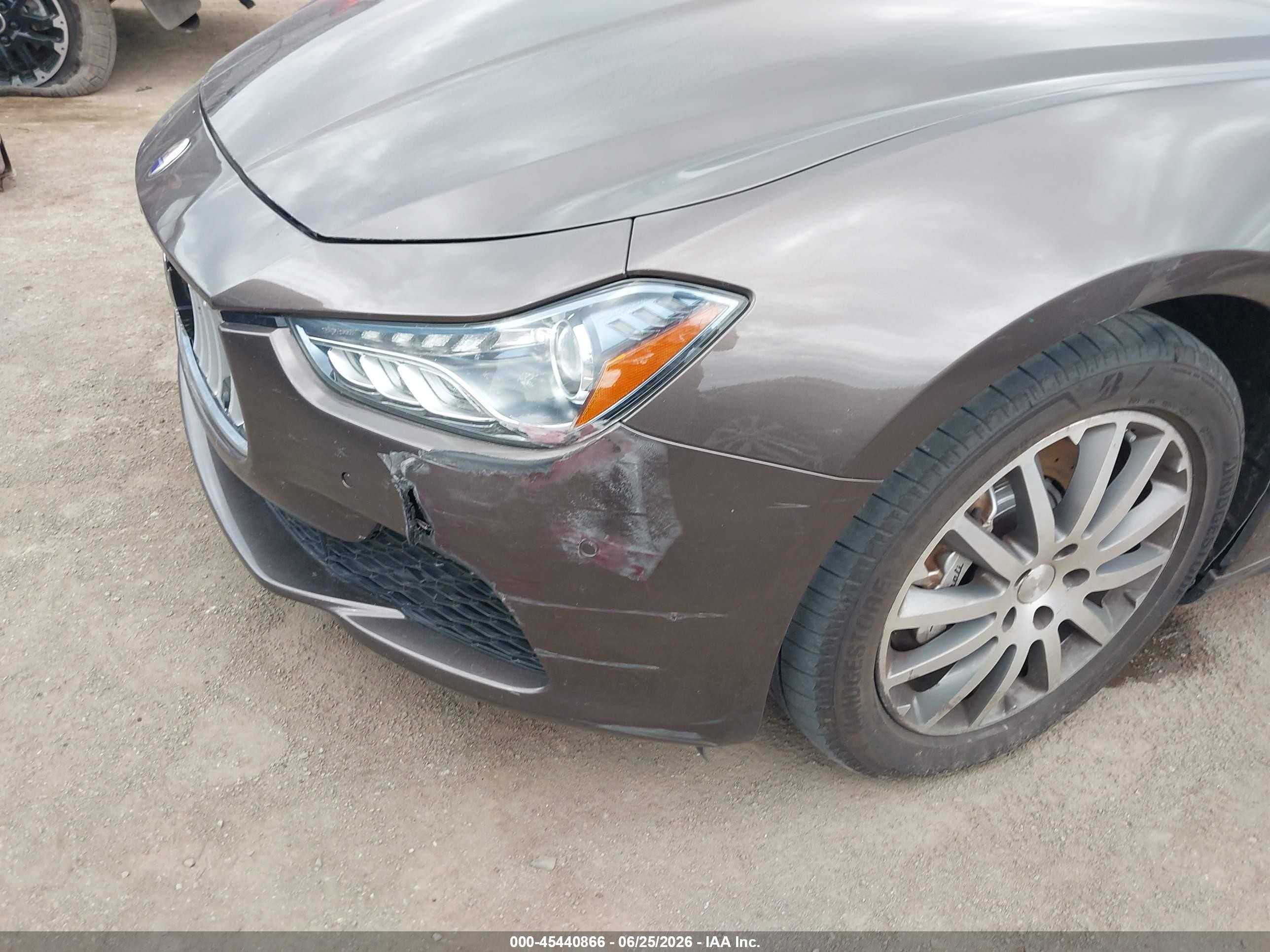 2014 Maserati Ghibli S Q4 Gray vin: ZAM57RTA5E1101042