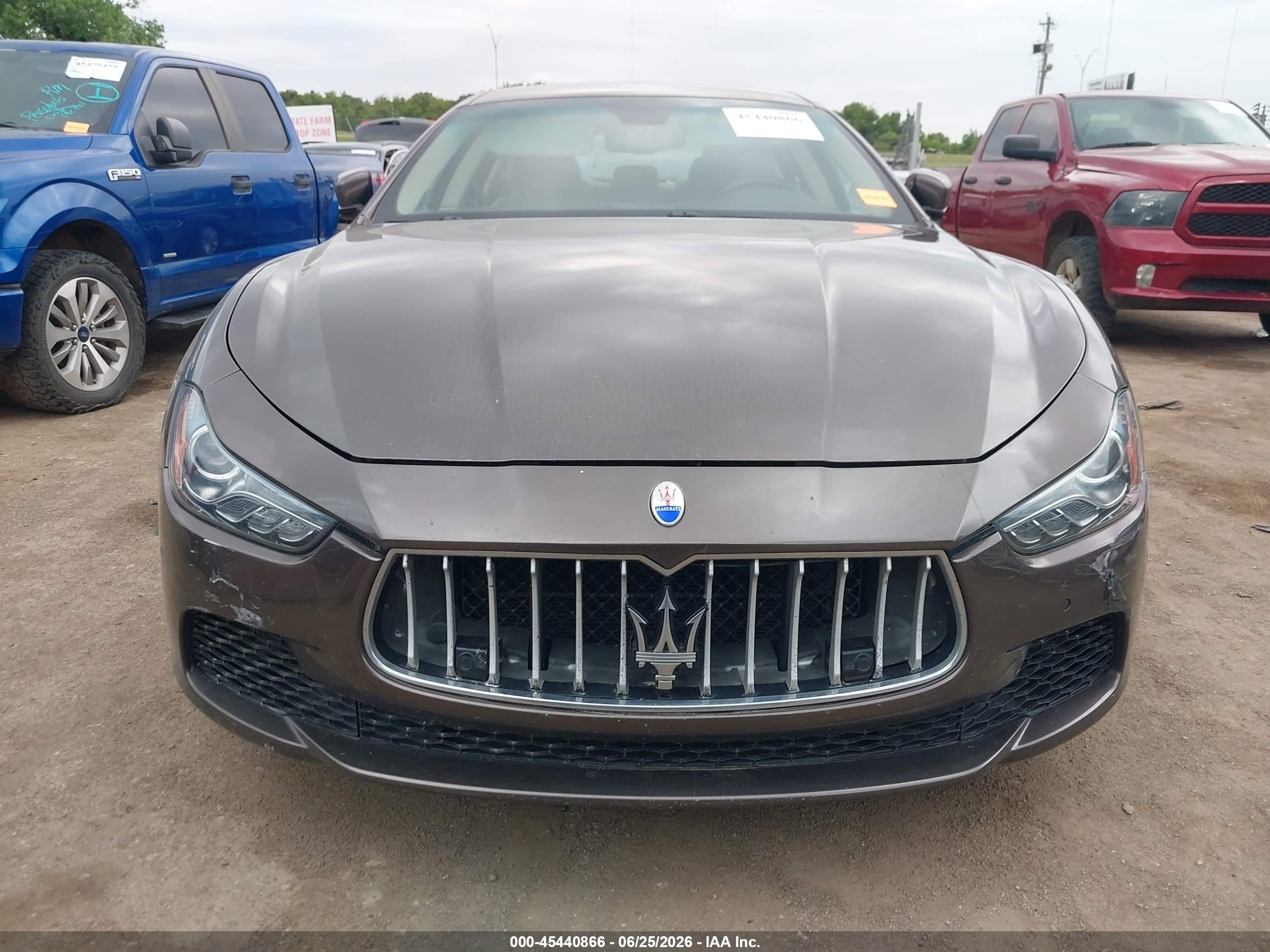 2014 Maserati Ghibli S Q4 Gray vin: ZAM57RTA5E1101042