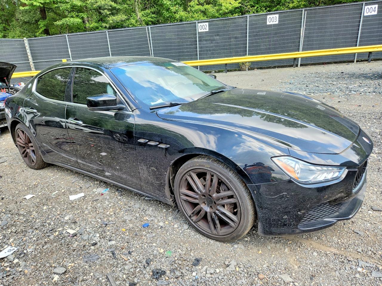 2015 Maserati Ghibli S Black vin: ZAM57RTA5F1129912