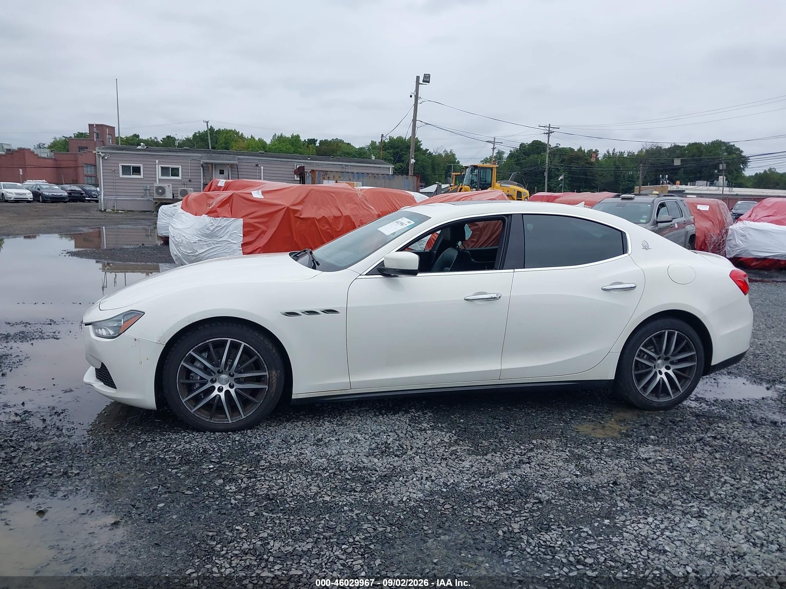 2015 Maserati Ghibli S Q4 White vin: ZAM57RTA5F1136813