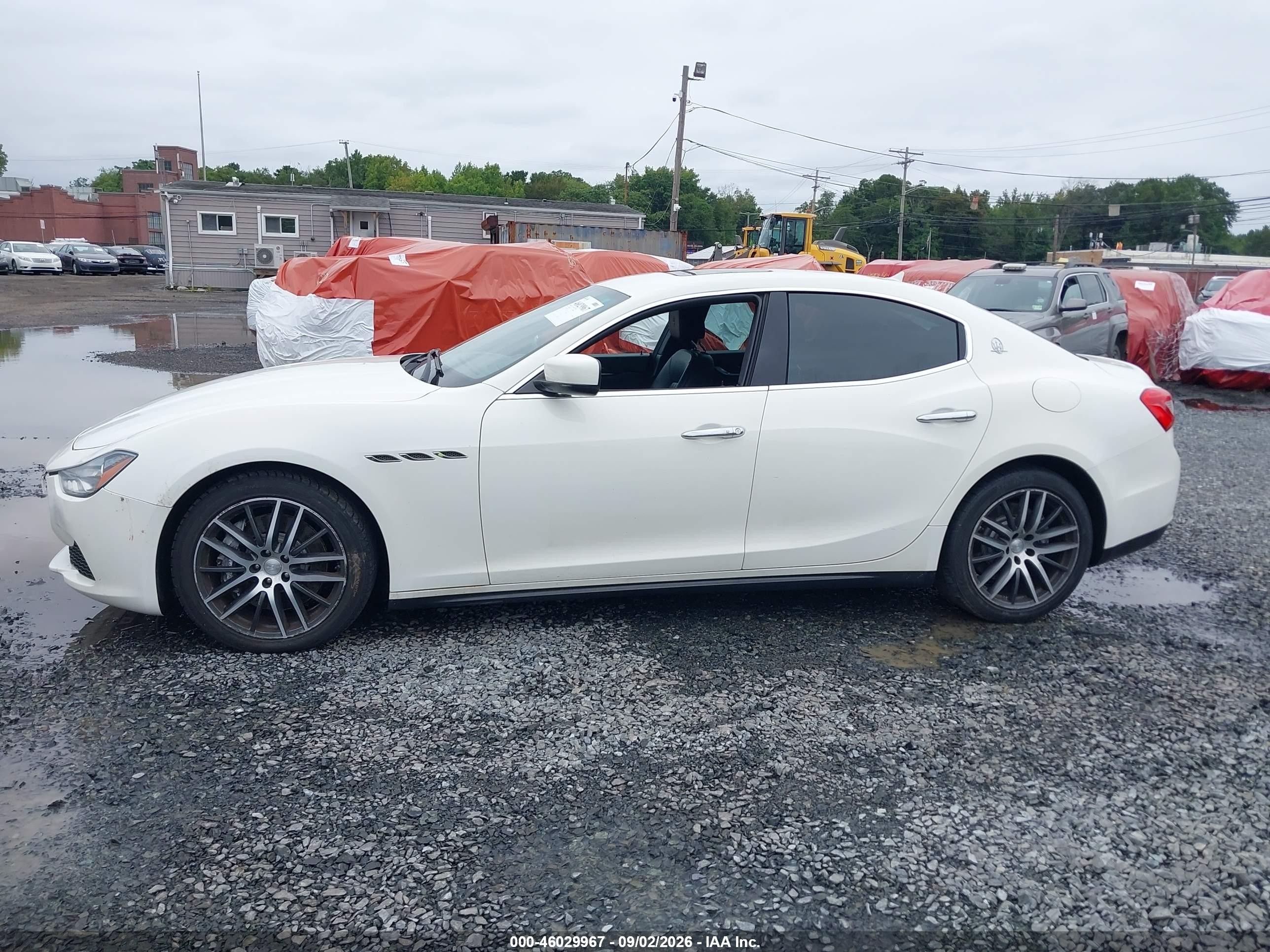 2015 Maserati Ghibli S Q4 White vin: ZAM57RTA5F1136813