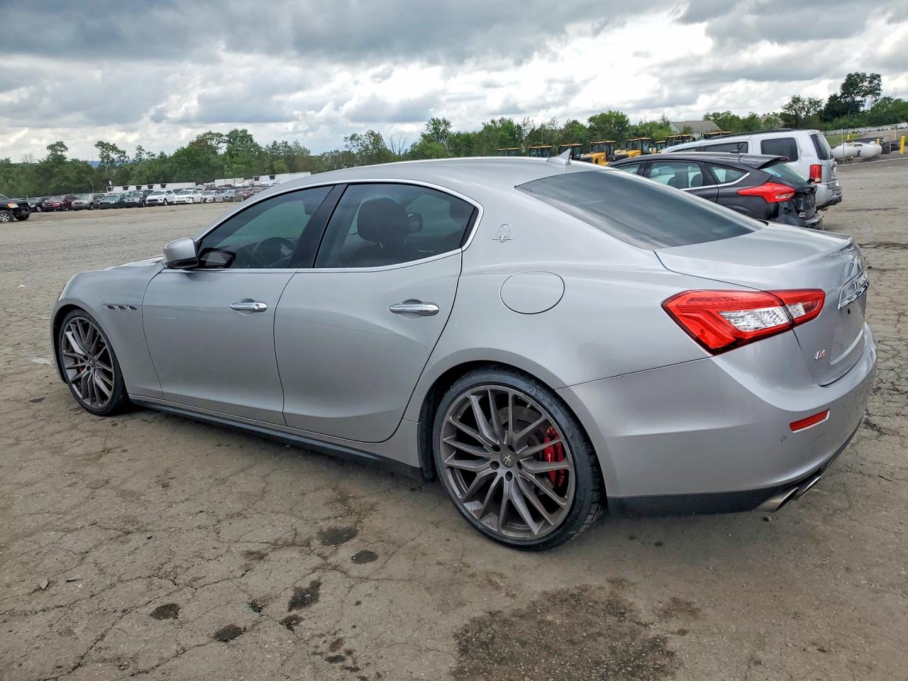 2015 Maserati Ghibli S Silver vin: ZAM57RTA5F1139310