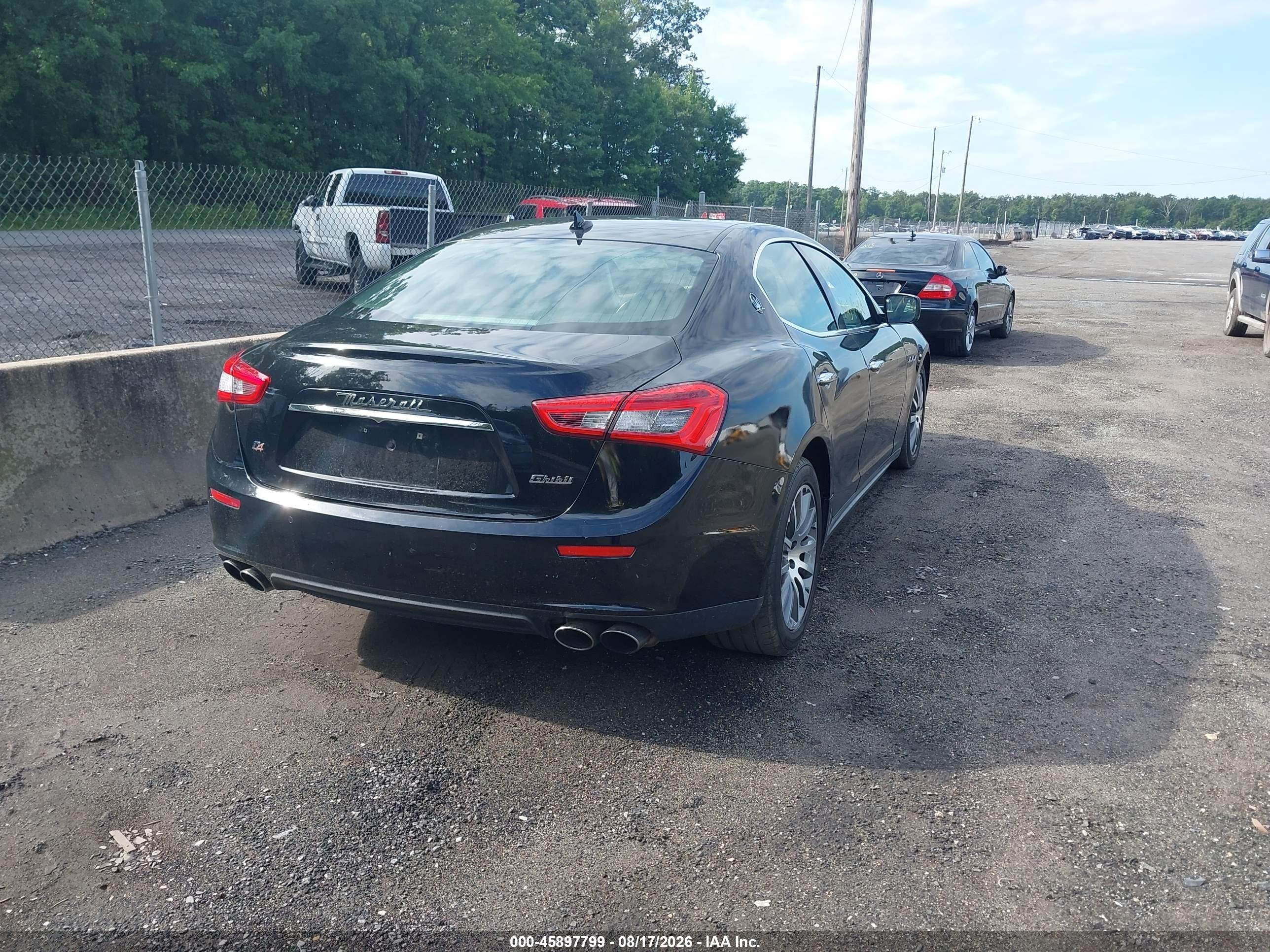 2014 Maserati Ghibli S Q4 Black vin: ZAM57RTA6E1083876