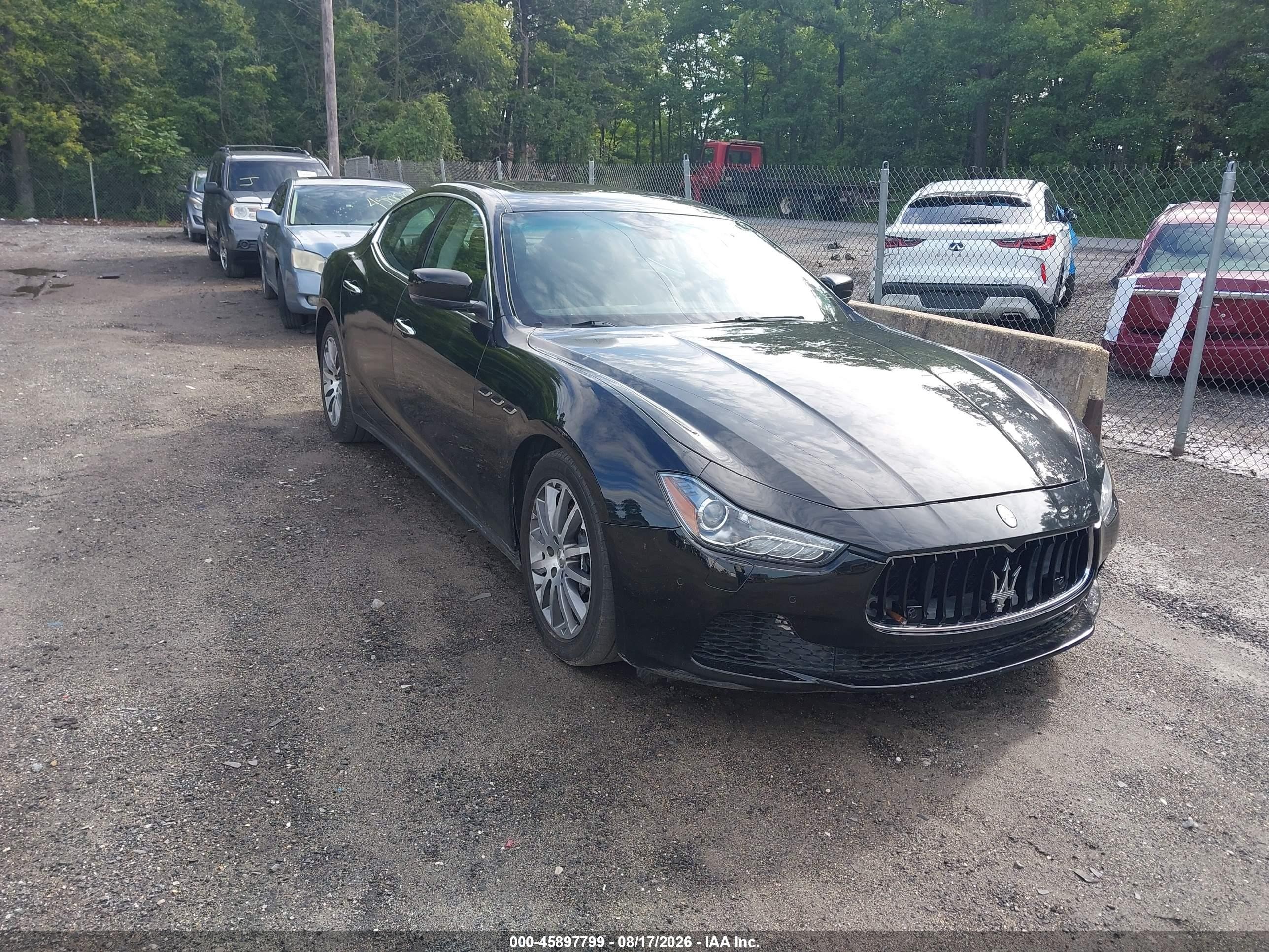 2014 Maserati Ghibli S Q4 Black vin: ZAM57RTA6E1083876