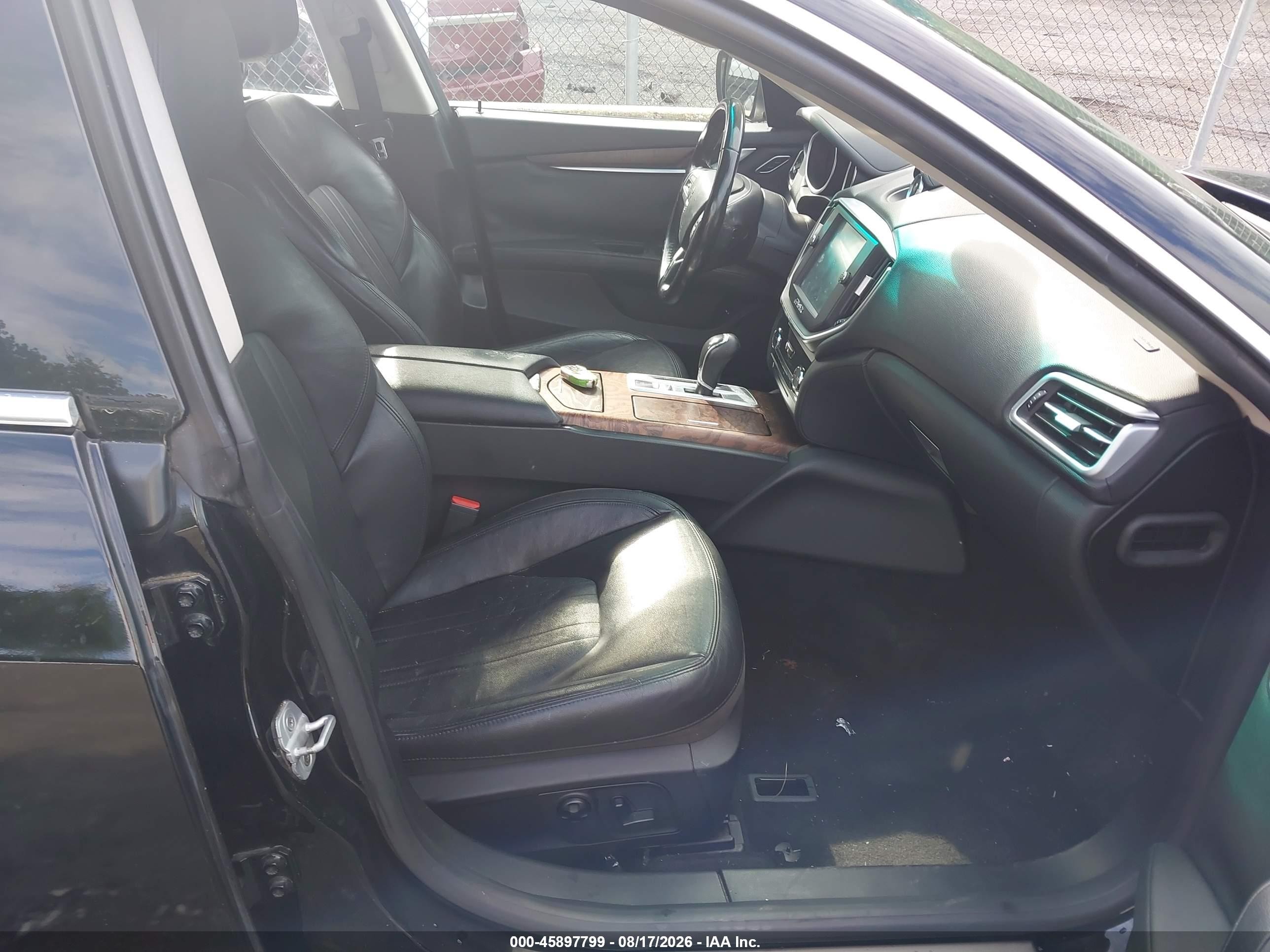 2014 Maserati Ghibli S Q4 Black vin: ZAM57RTA6E1083876