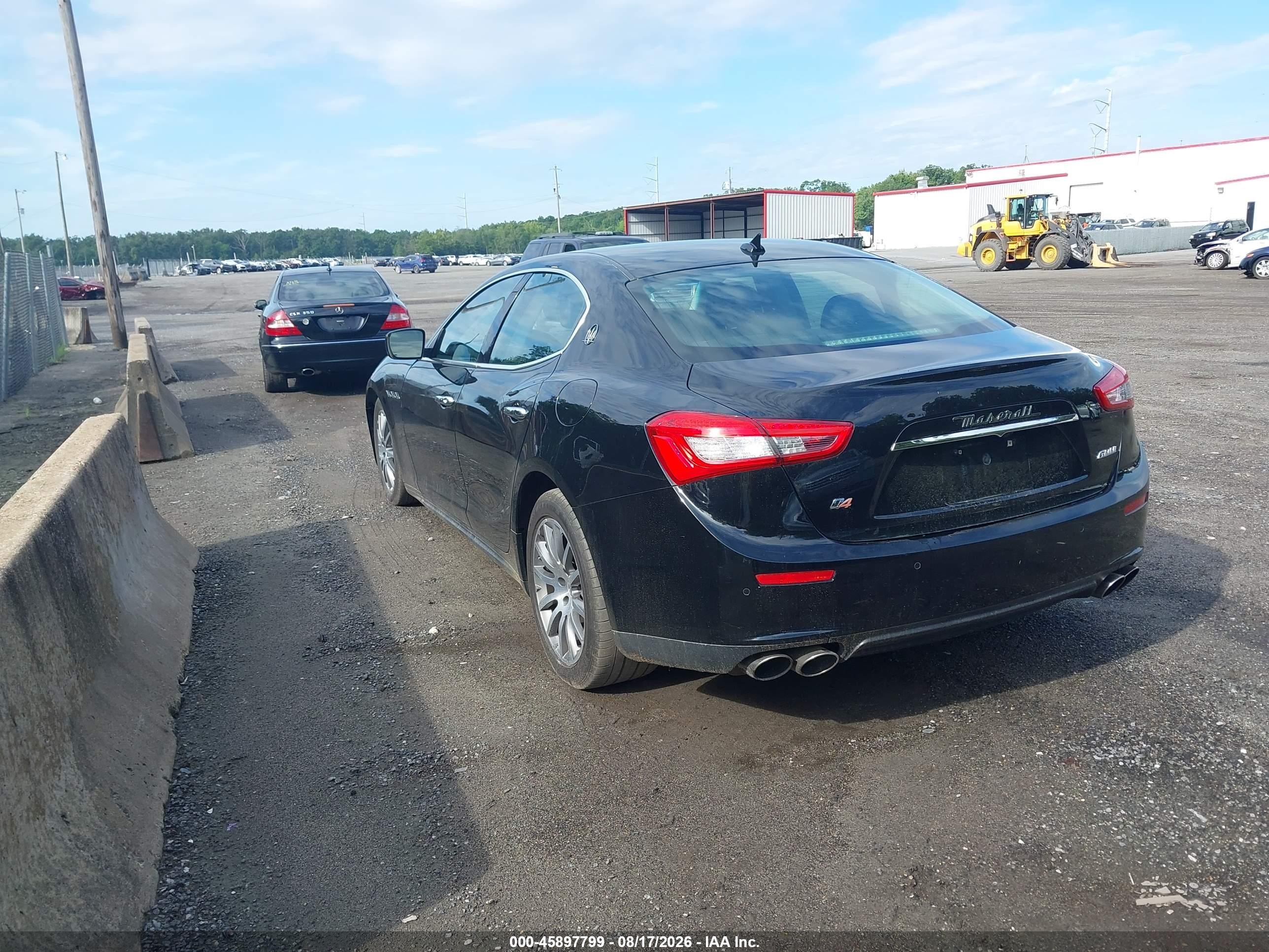 2014 Maserati Ghibli S Q4 Black vin: ZAM57RTA6E1083876