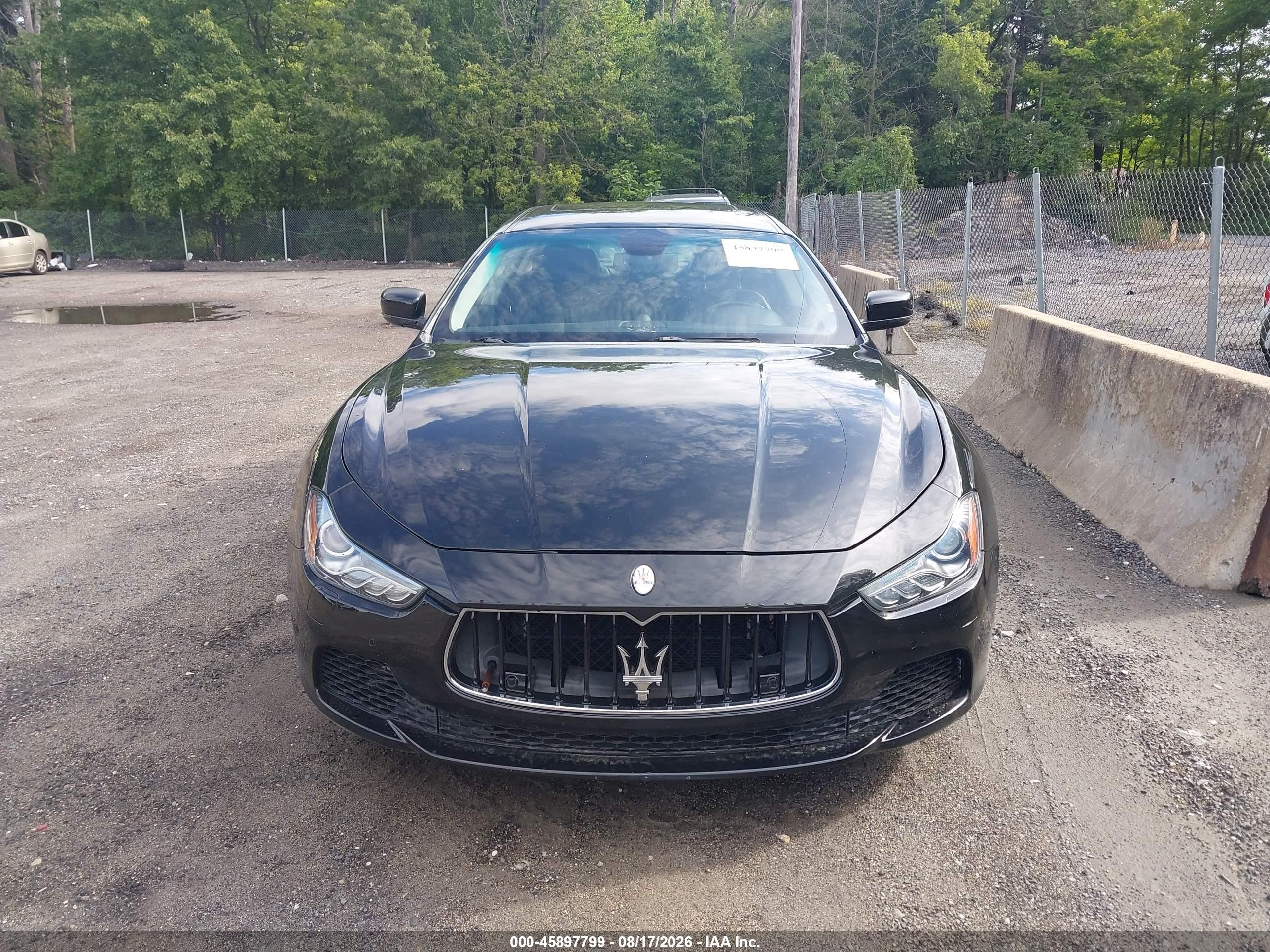 2014 Maserati Ghibli S Q4 Black vin: ZAM57RTA6E1083876
