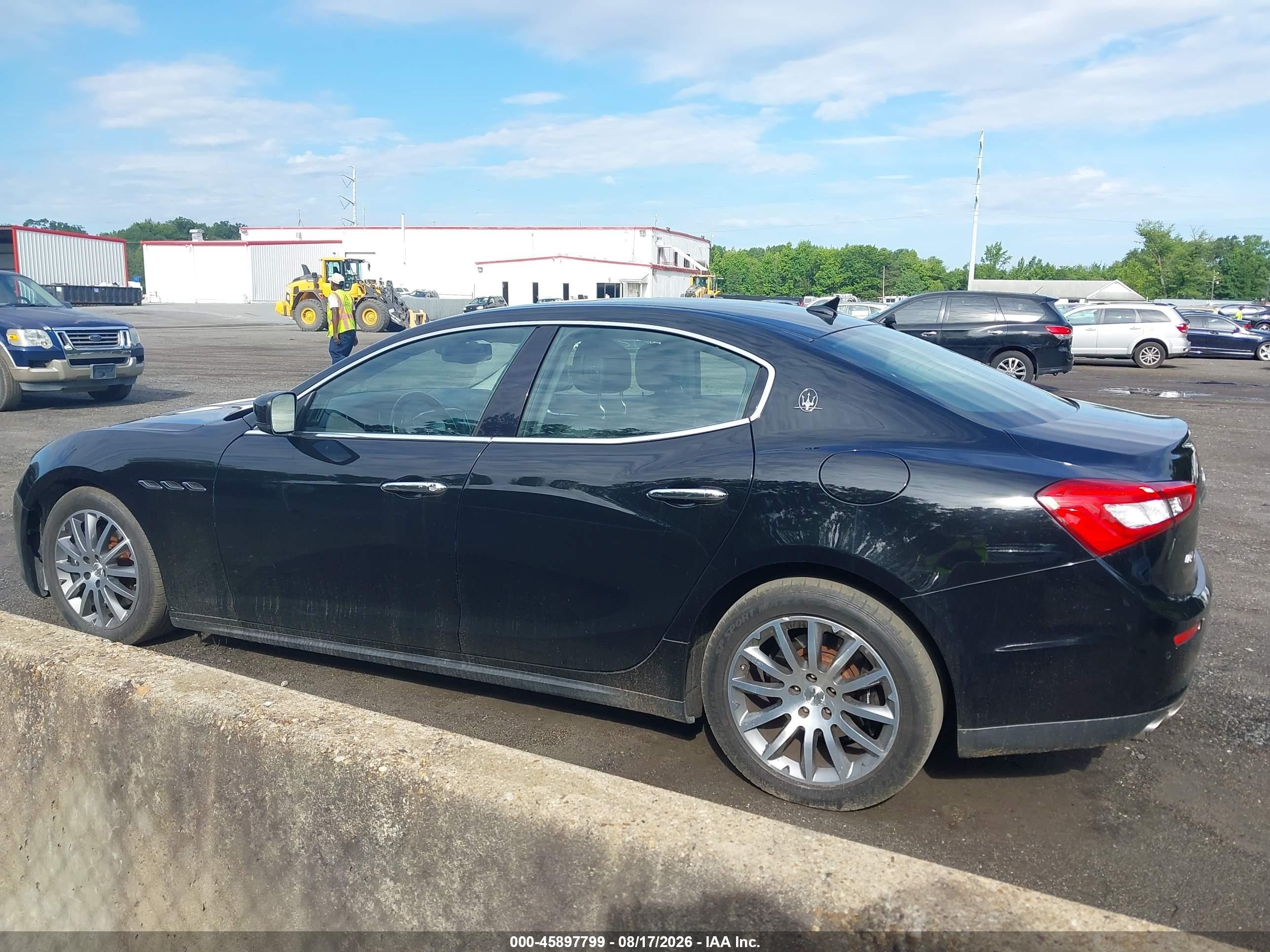 2014 Maserati Ghibli S Q4 Black vin: ZAM57RTA6E1083876