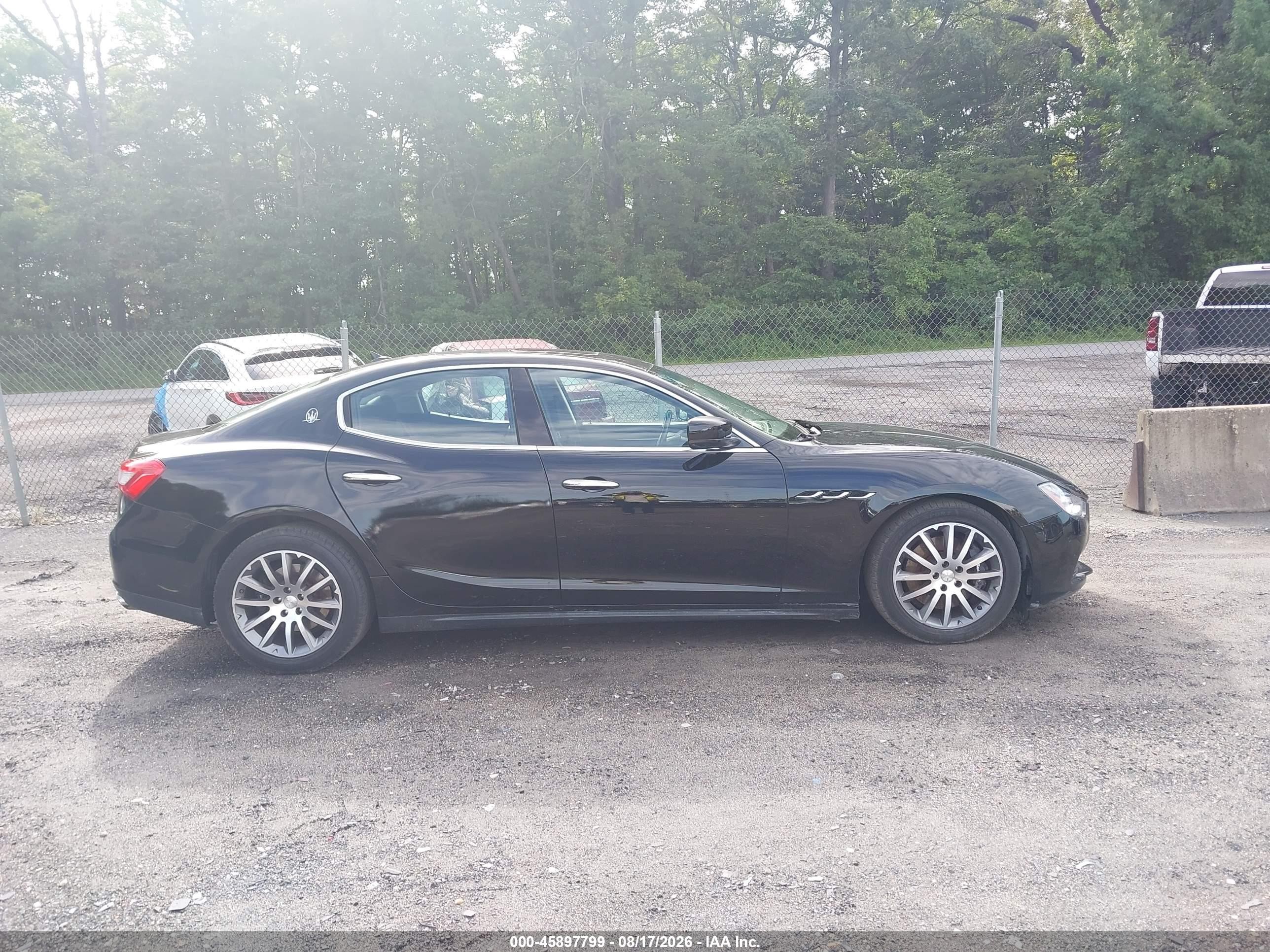 2014 Maserati Ghibli S Q4 Black vin: ZAM57RTA6E1083876