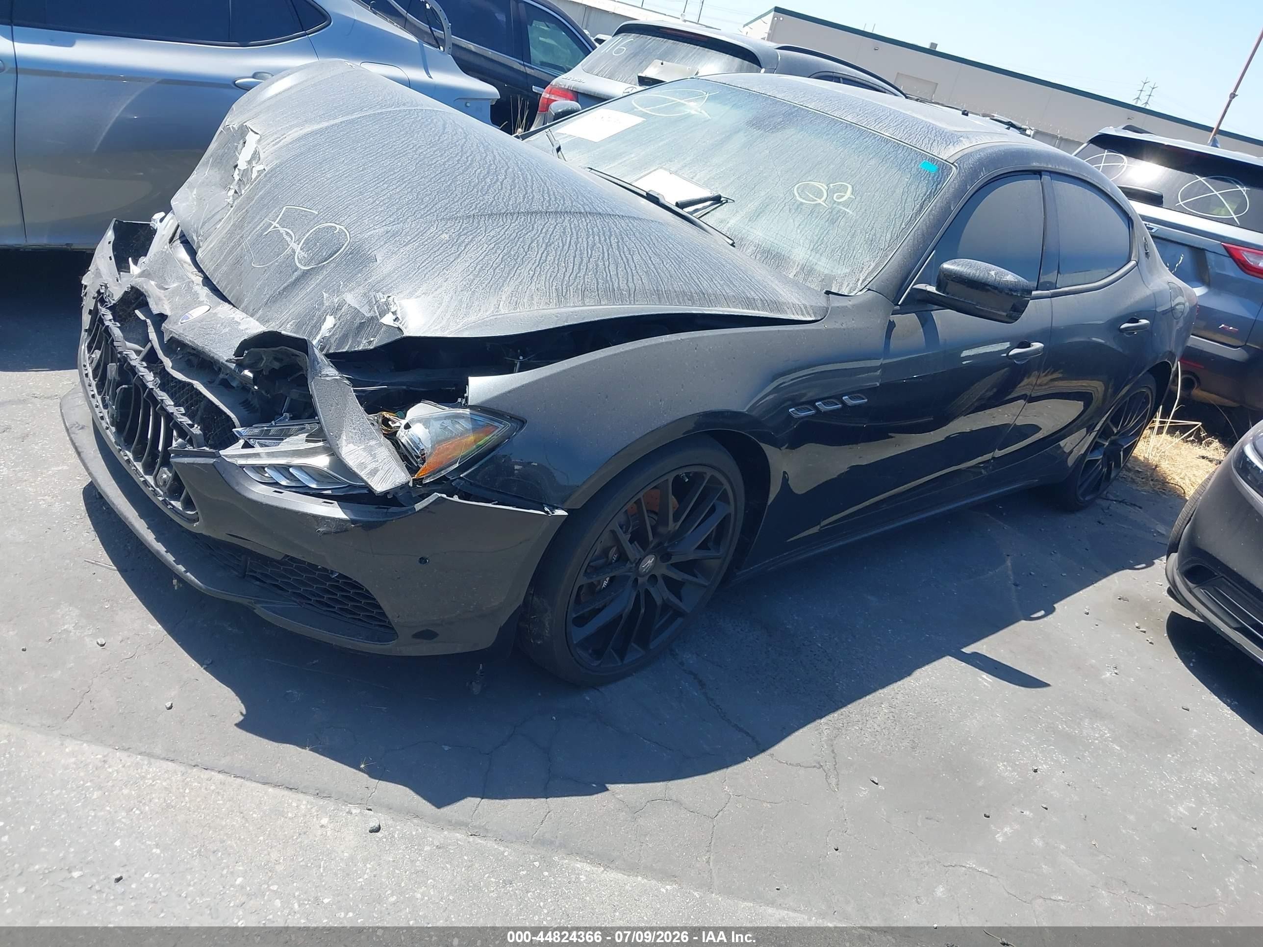 2015 Maserati Ghibli S Q4 Black vin: ZAM57RTA6F1130017