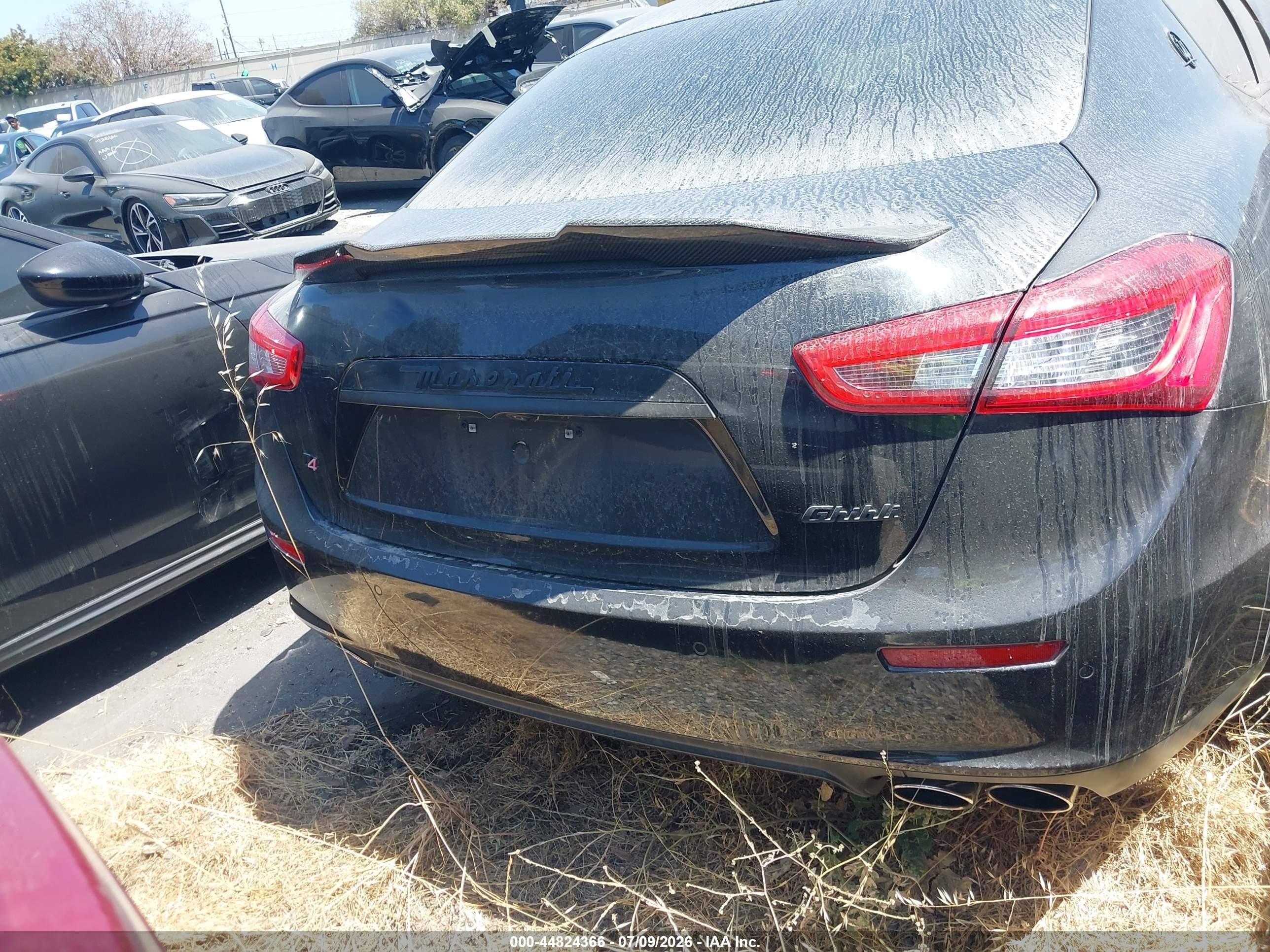 2015 Maserati Ghibli S Q4 Black vin: ZAM57RTA6F1130017