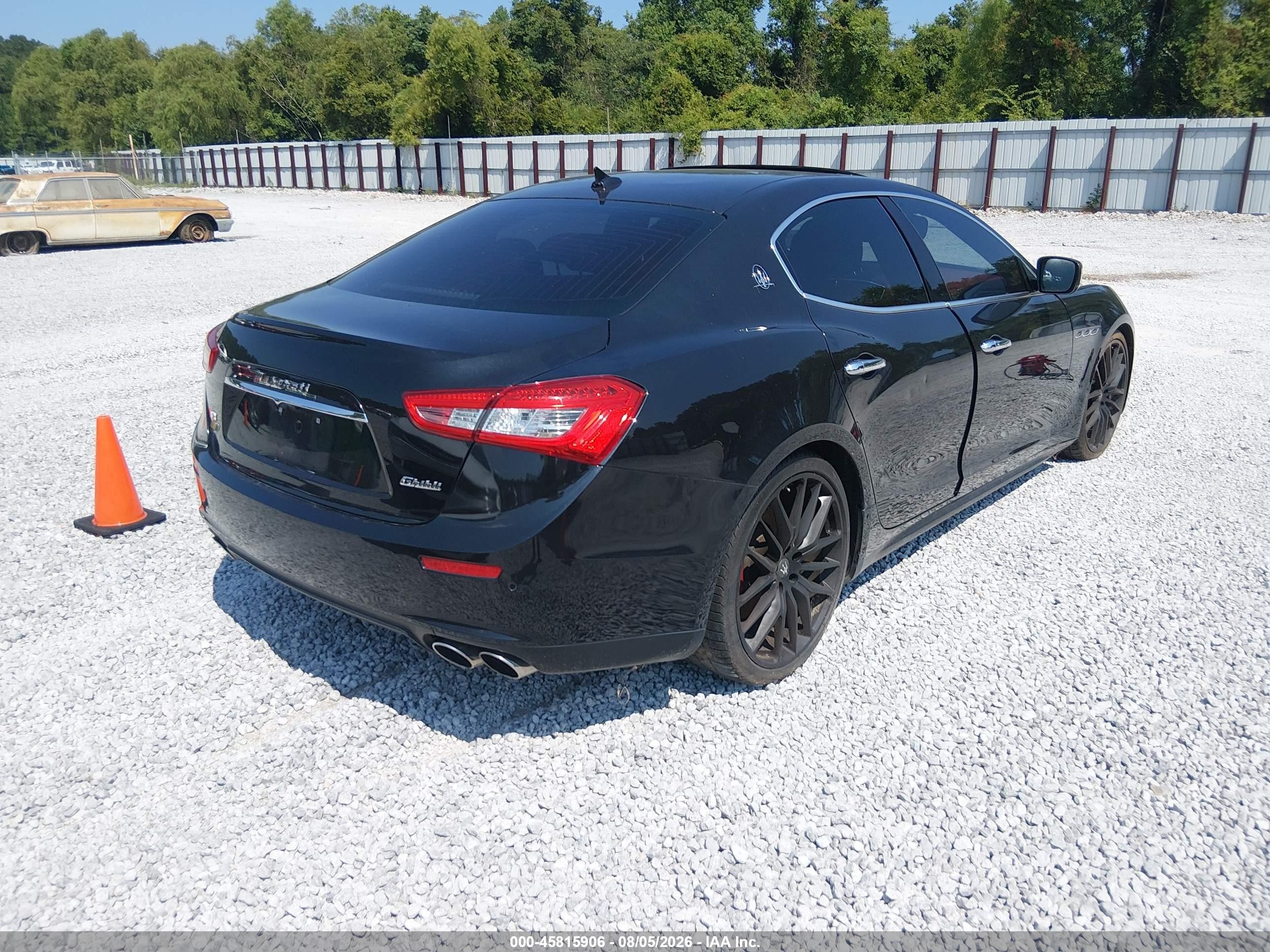 2015 Maserati Ghibli S Q4 Black vin: ZAM57RTA6F1137341