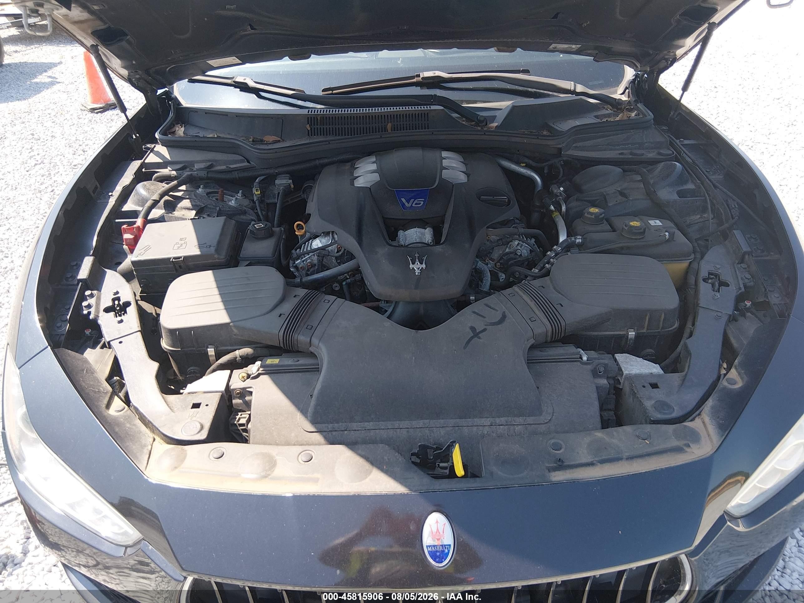 2015 Maserati Ghibli S Q4 Black vin: ZAM57RTA6F1137341
