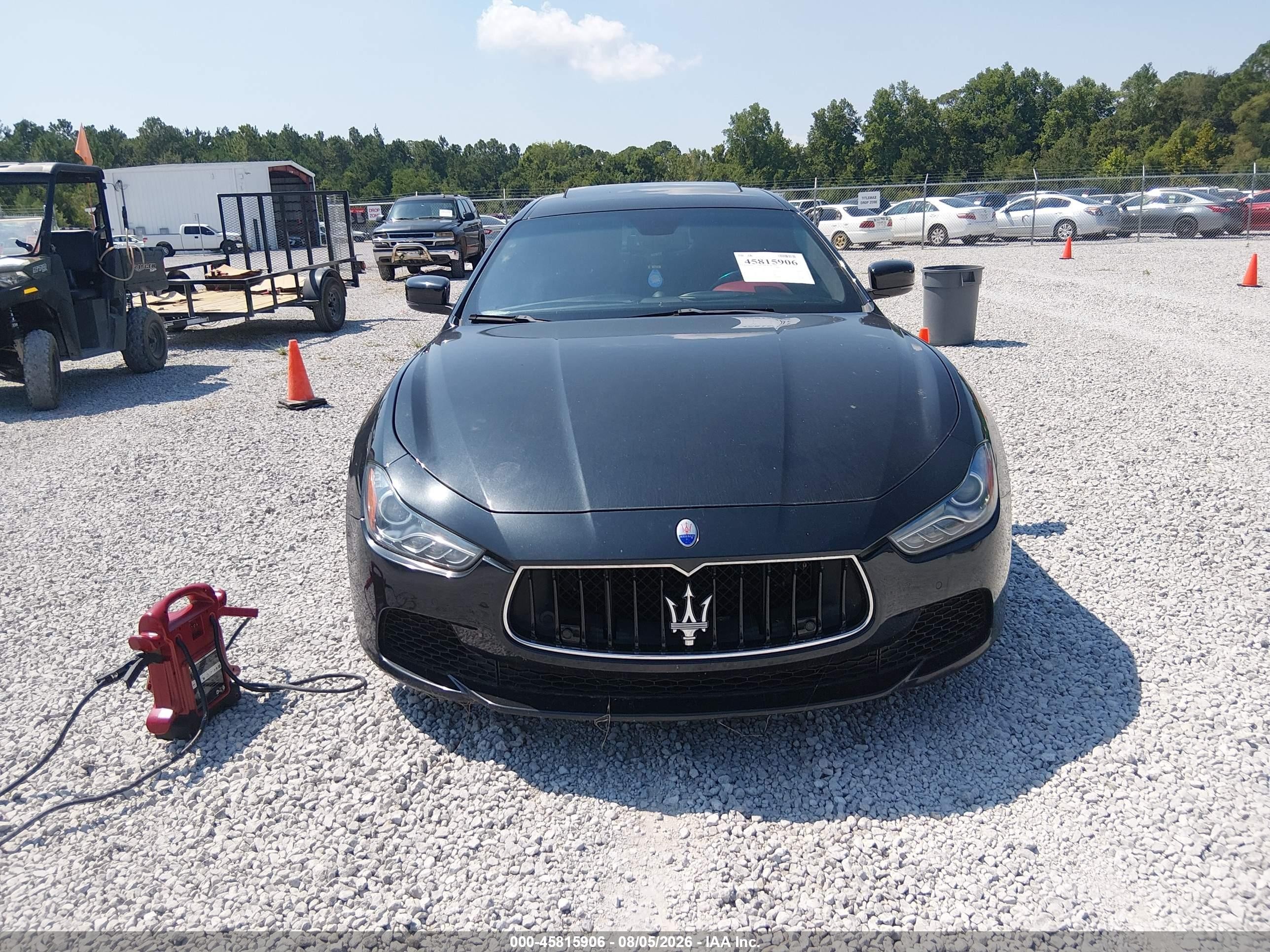 2015 Maserati Ghibli S Q4 Black vin: ZAM57RTA6F1137341