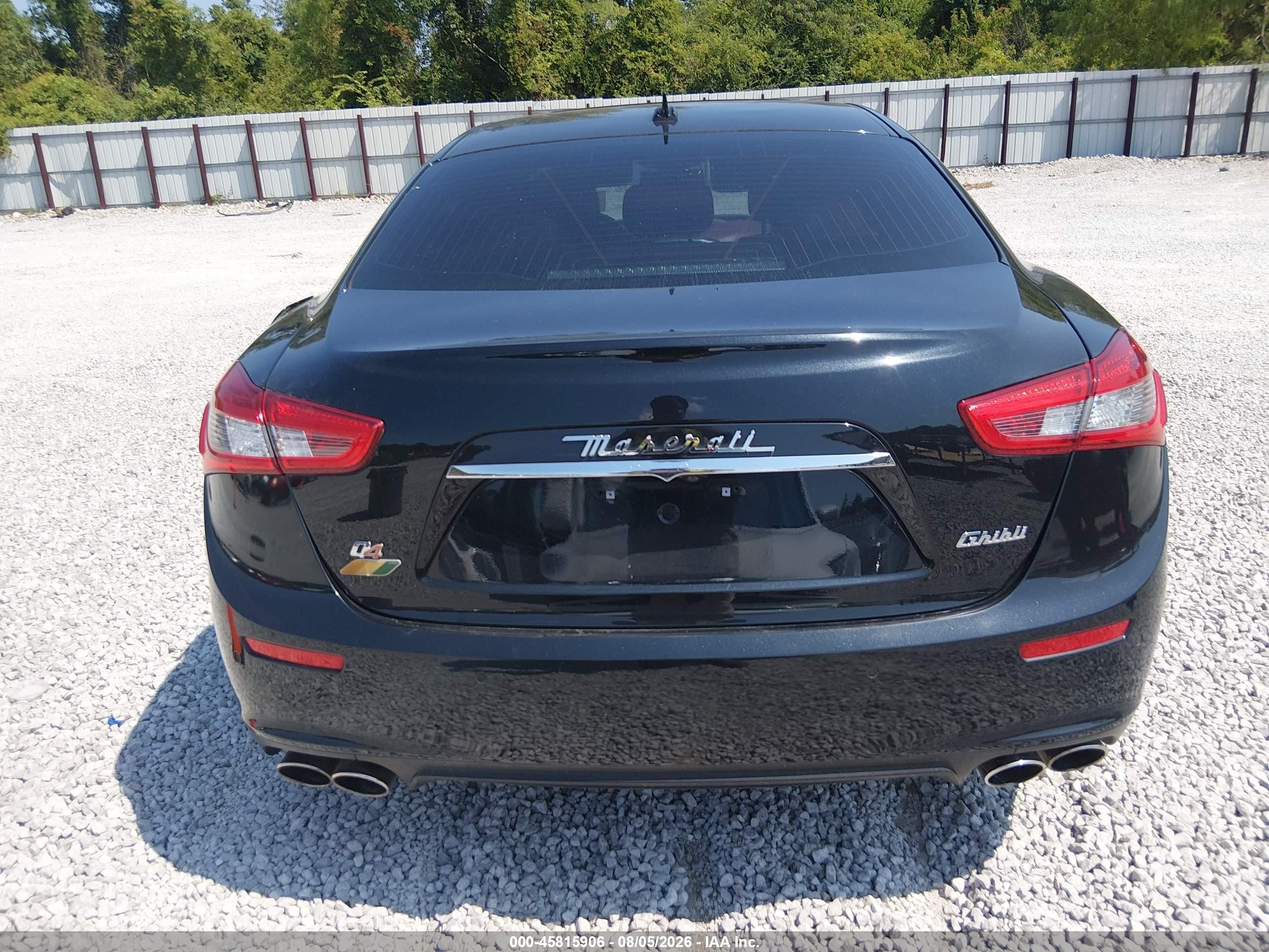 2015 Maserati Ghibli S Q4 Black vin: ZAM57RTA6F1137341