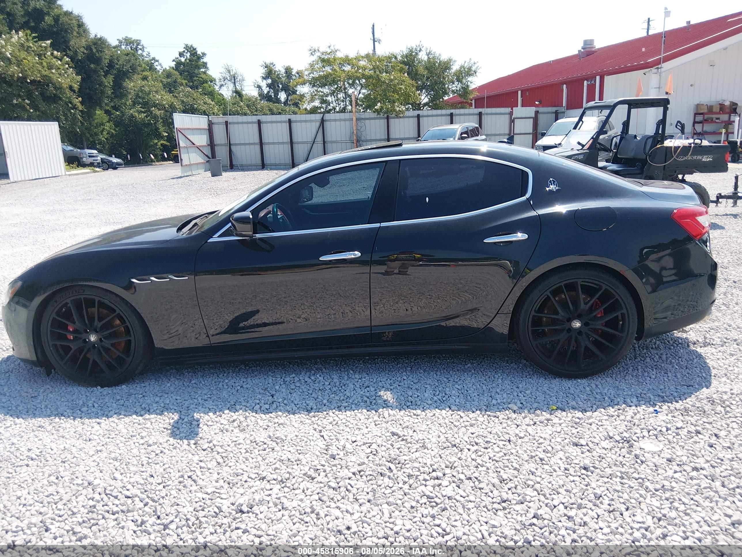 2015 Maserati Ghibli S Q4 Black vin: ZAM57RTA6F1137341