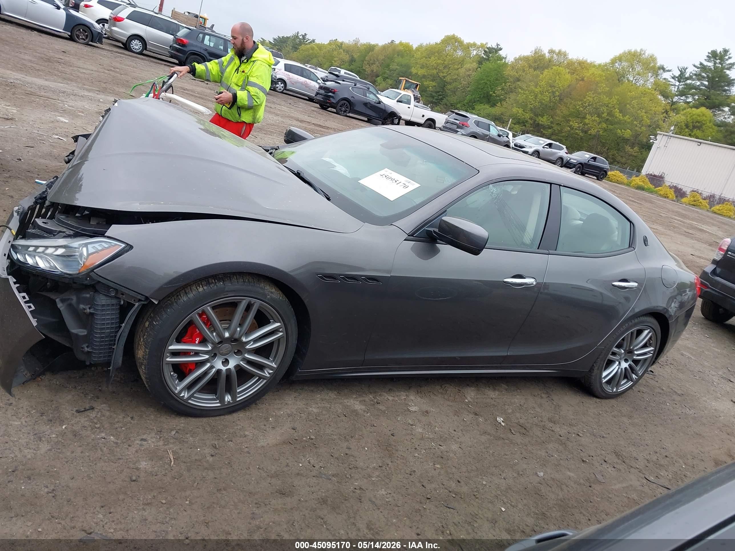 2015 Maserati Ghibli S Q4 Серый vin: ZAM57RTA6F1137937
