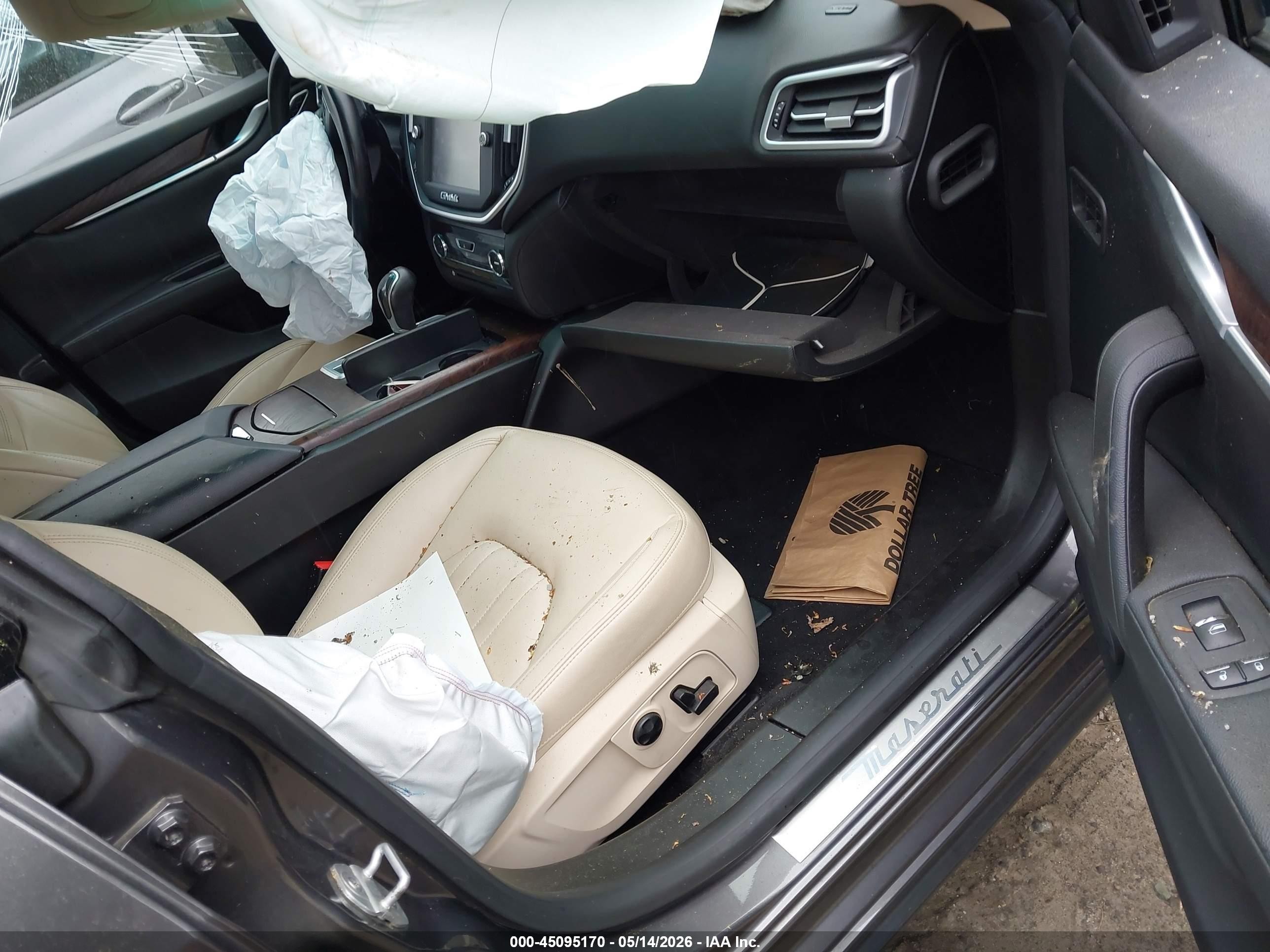 2015 Maserati Ghibli S Q4 Серый vin: ZAM57RTA6F1137937
