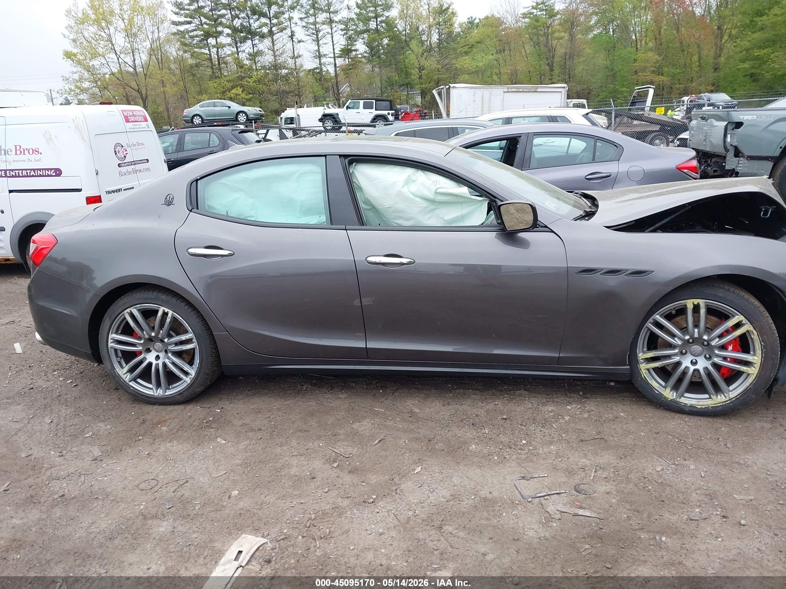 2015 Maserati Ghibli S Q4 Серый vin: ZAM57RTA6F1137937