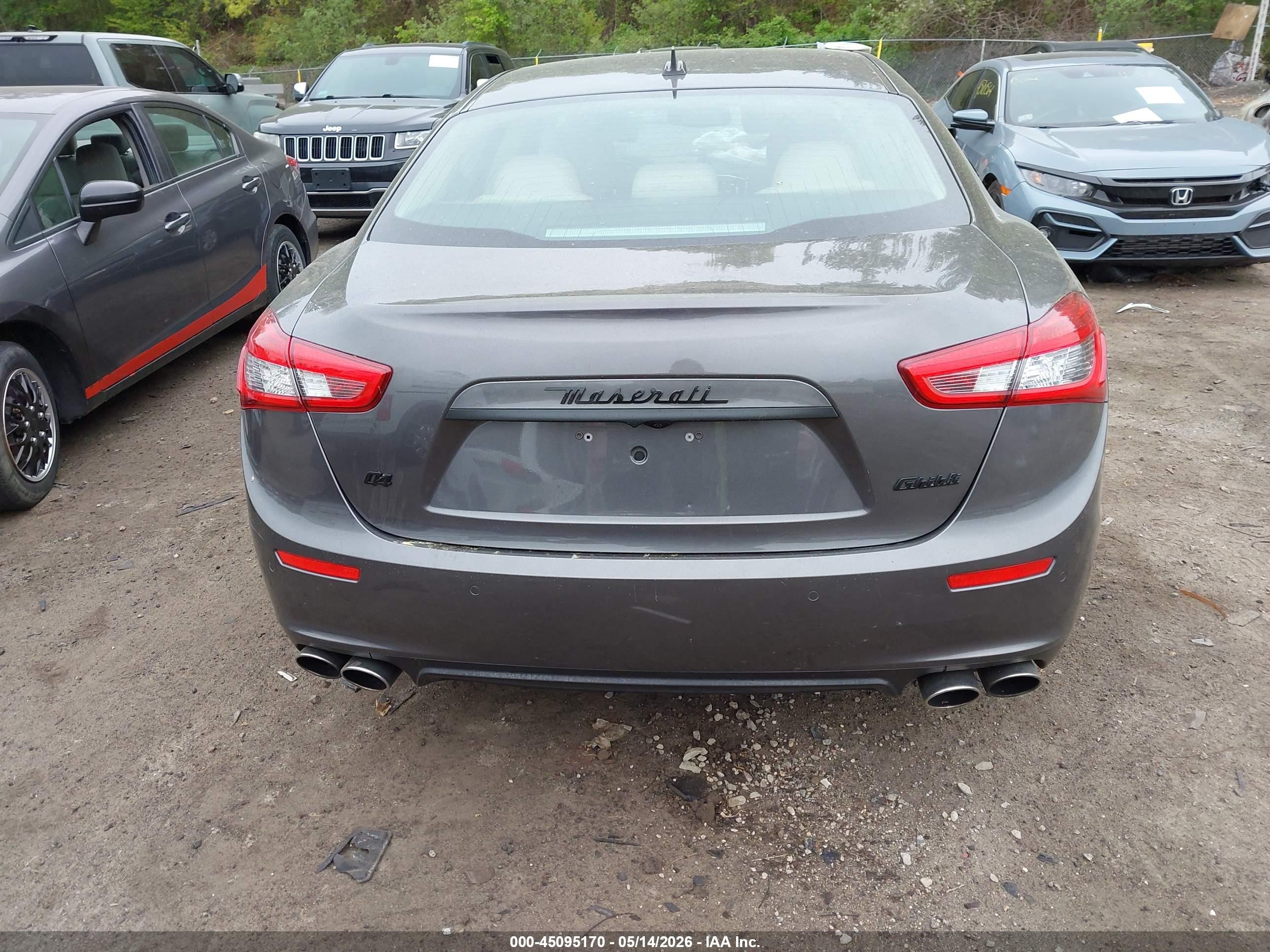 2015 Maserati Ghibli S Q4 Серый vin: ZAM57RTA6F1137937