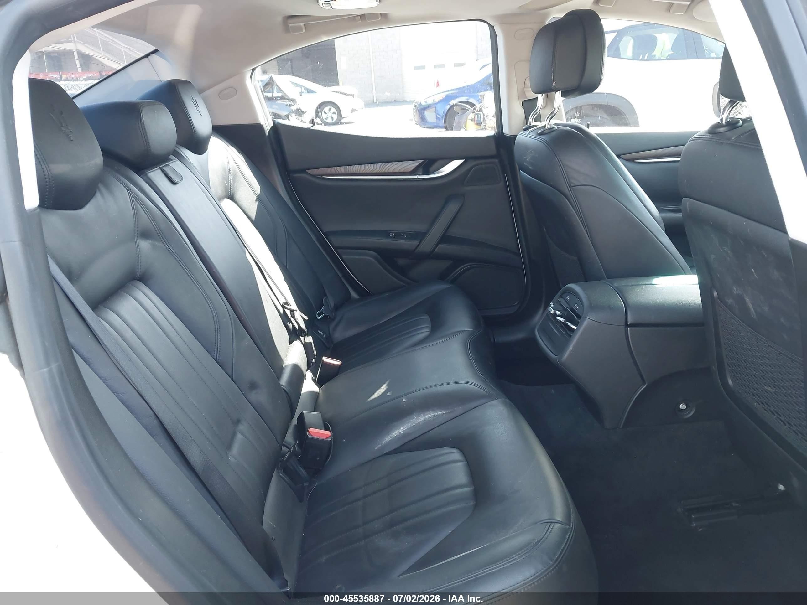 2015 Maserati Ghibli S Q4 White vin: ZAM57RTA6F1143088