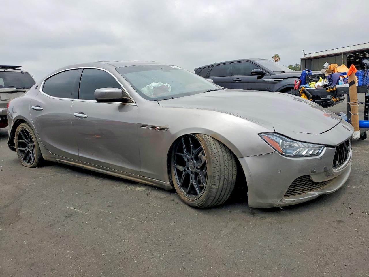 2015 Maserati Ghibli S Silver vin: ZAM57RTA6F1149408