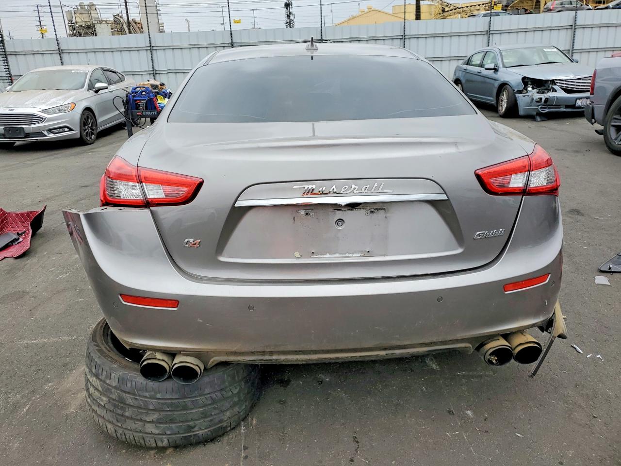 2015 Maserati Ghibli S Silver vin: ZAM57RTA6F1149408